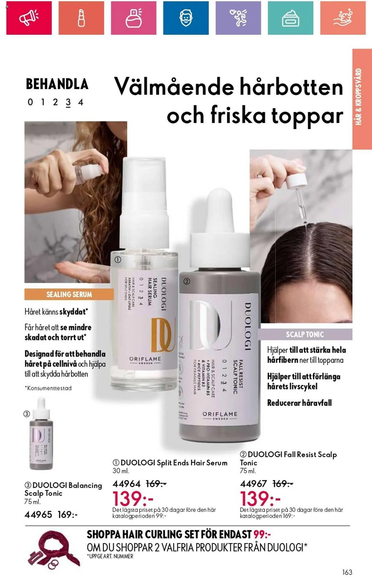 Oriflame reklamblad från 3 oktober till 23 oktober 2024 - Reklamblad sidor 163