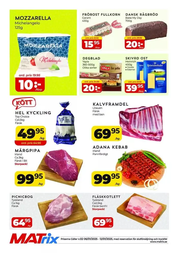 Matrix Veckans Annons från 6 januari till 13 januari 2025 - Reklamblad sidor 3