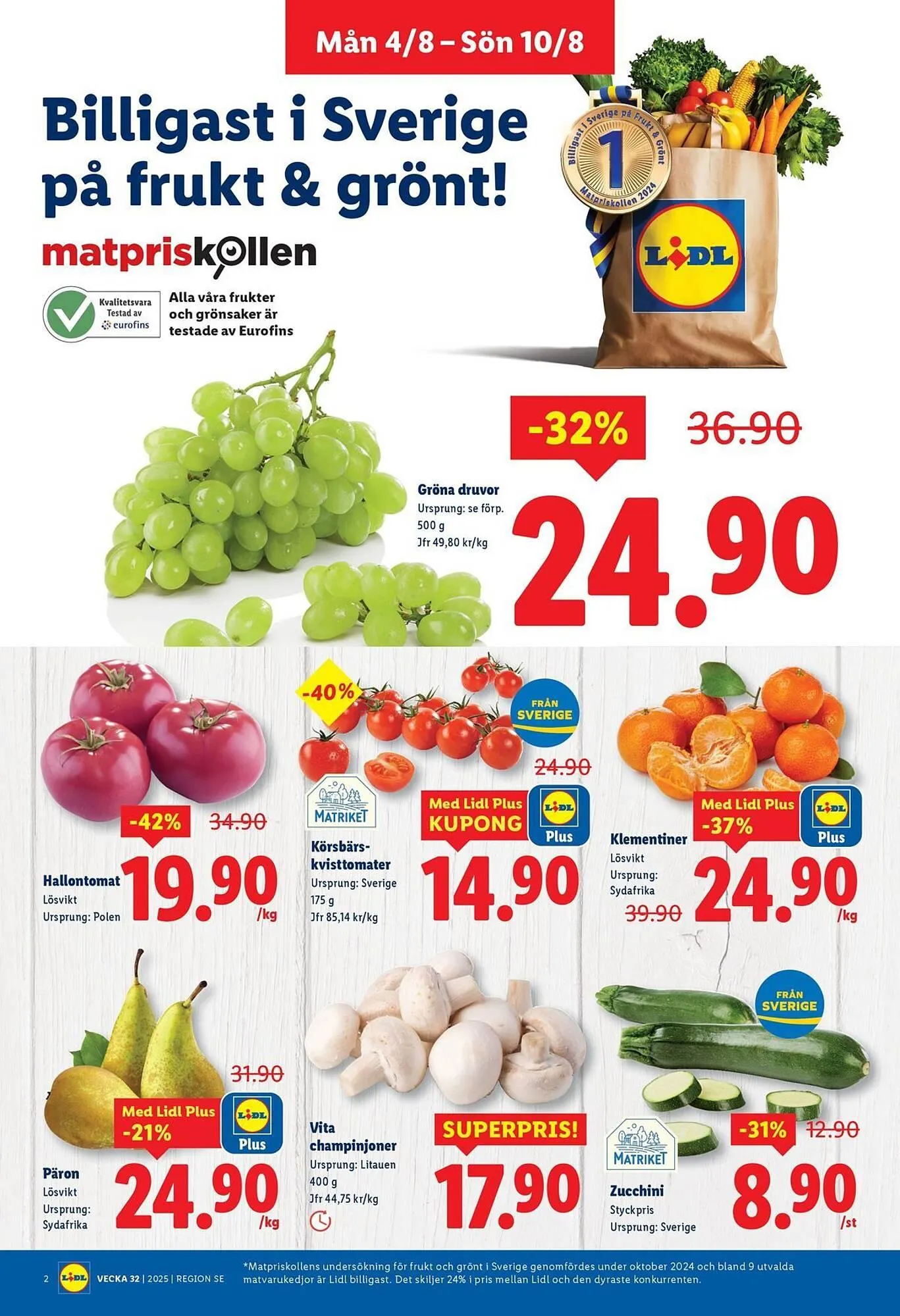 Lidl reklamblad från 4 augusti till 10 augusti 2025 - Reklamblad sidor 2