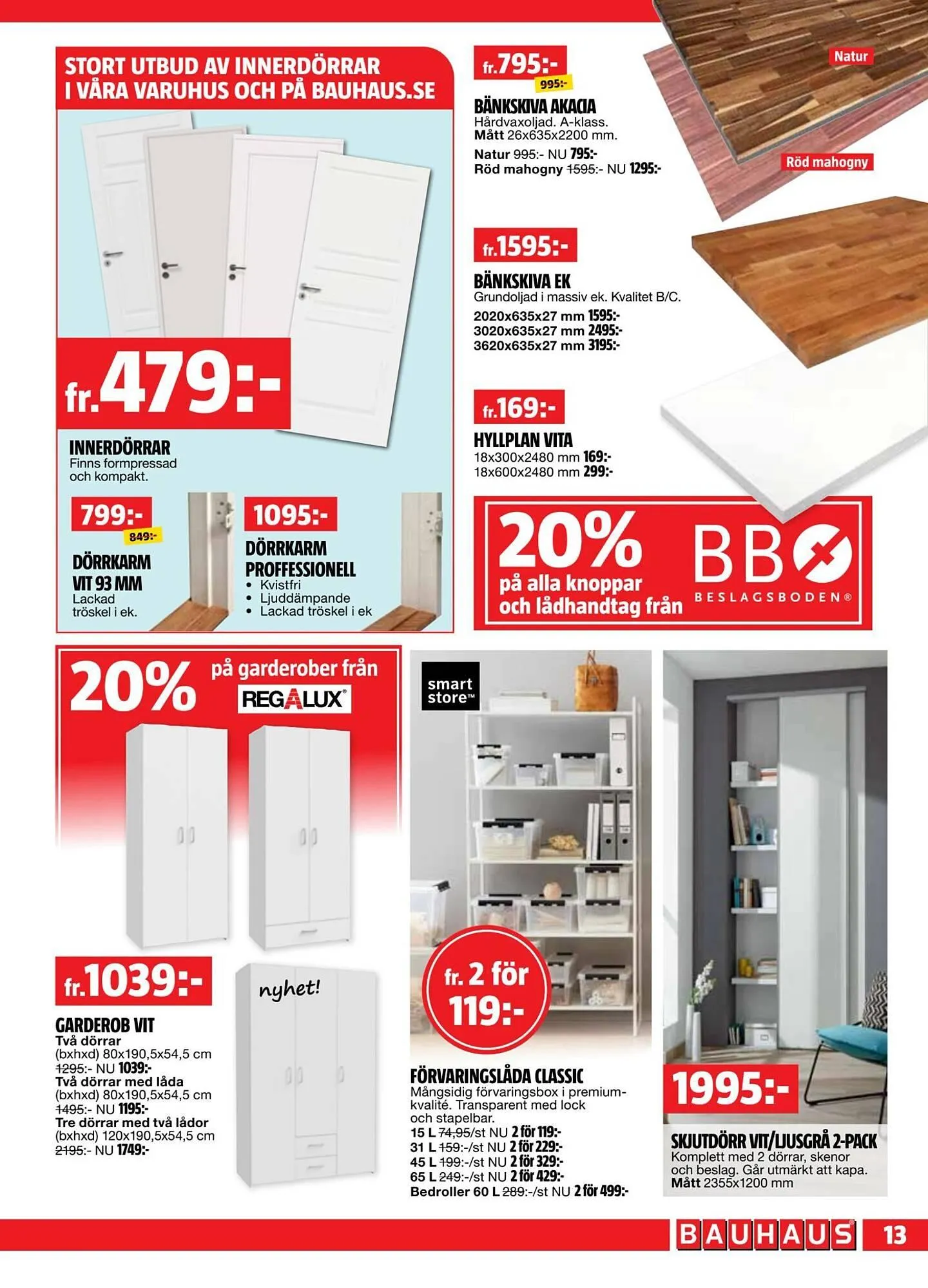 Bauhaus reklamblad från 29 september till 12 oktober 2025 - Reklamblad sidor 13