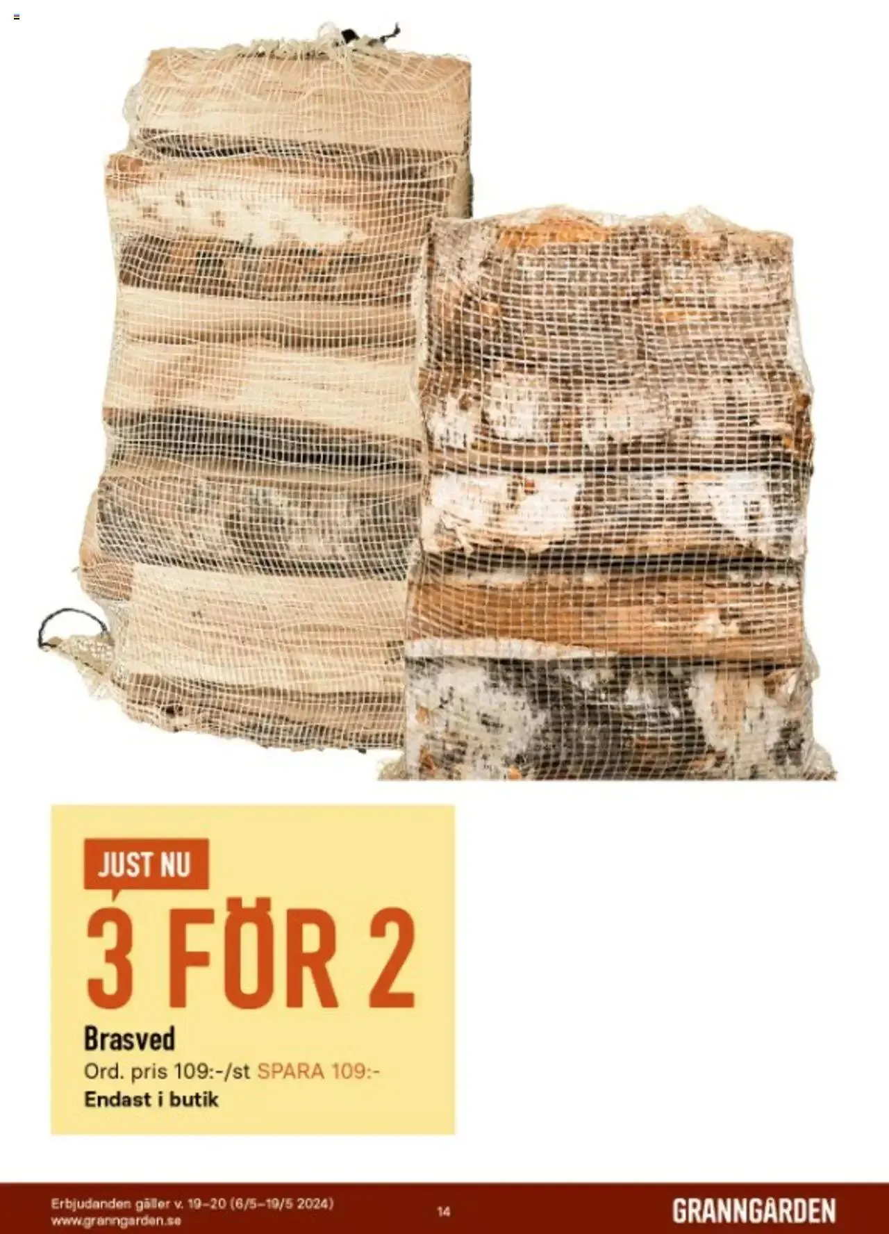 Granngården - erbjudanden från 6 maj till 19 maj 2024 - Reklamblad sidor 14