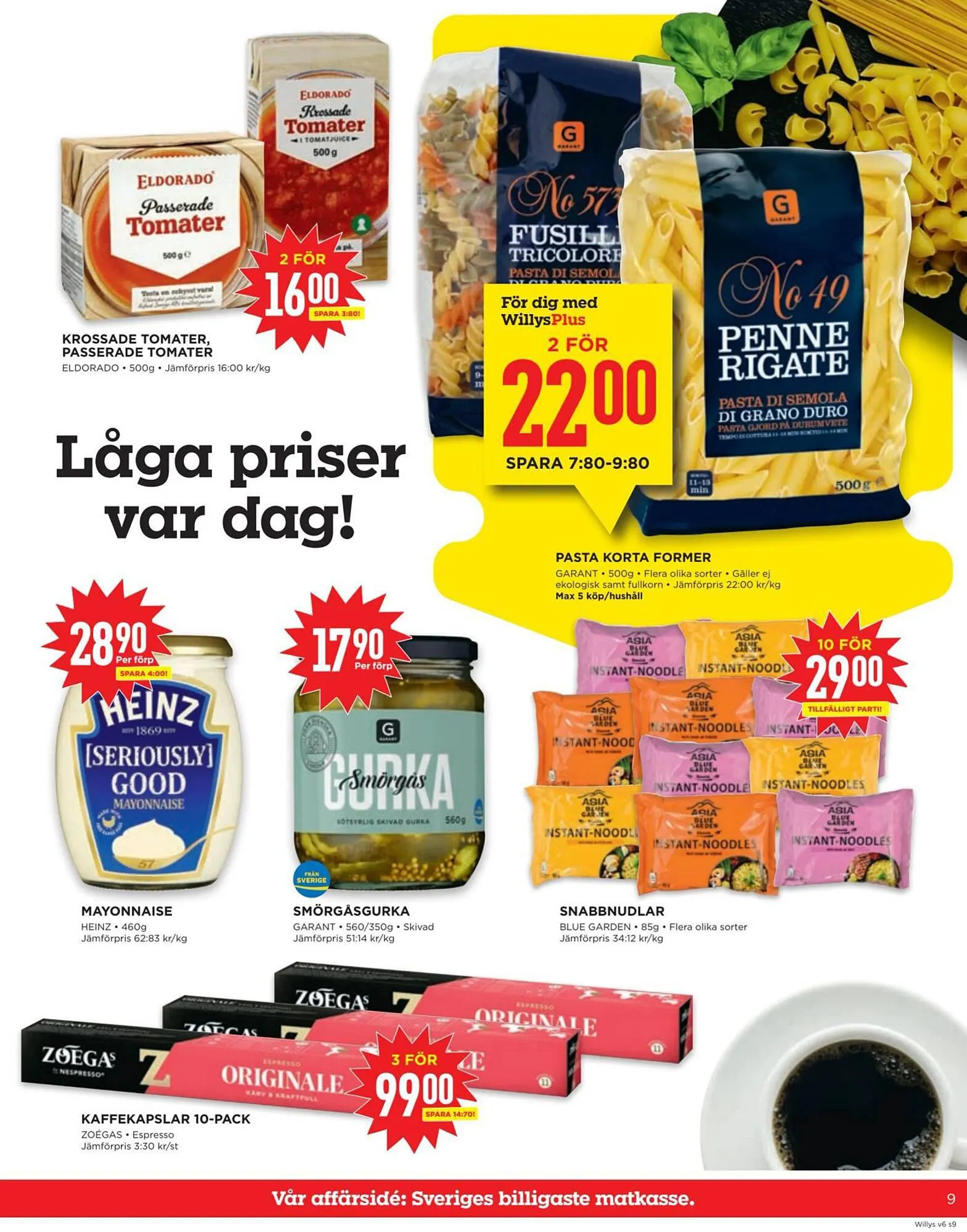 Willys reklamblad från 4 februari till 11 februari 2024 - Reklamblad sidor 9