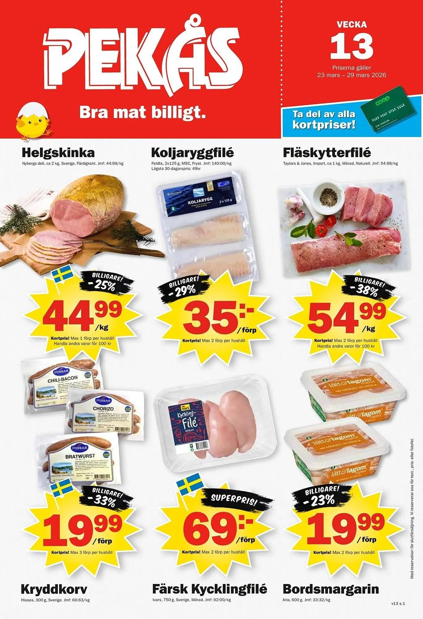 Pekås reklamblad - 1