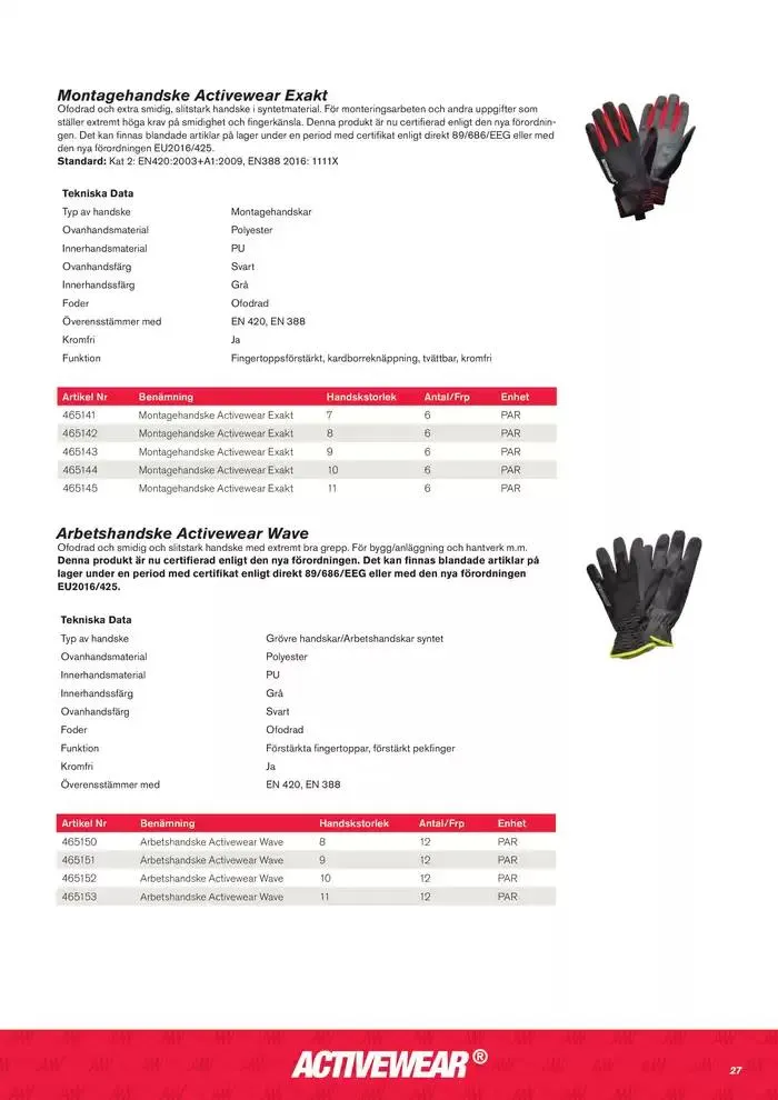 Activewear från 30 oktober till 13 november 2024 - Reklamblad sidor 29