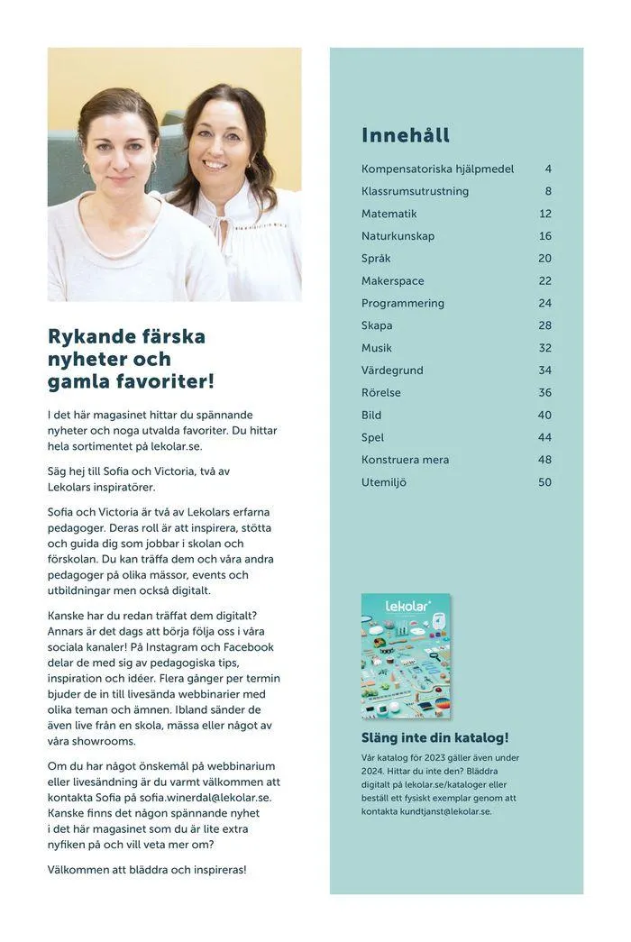 Nyheter och favoriter skola och fritidshem 2024 från 23 februari till 31 december 2024 - Reklamblad sidor 3