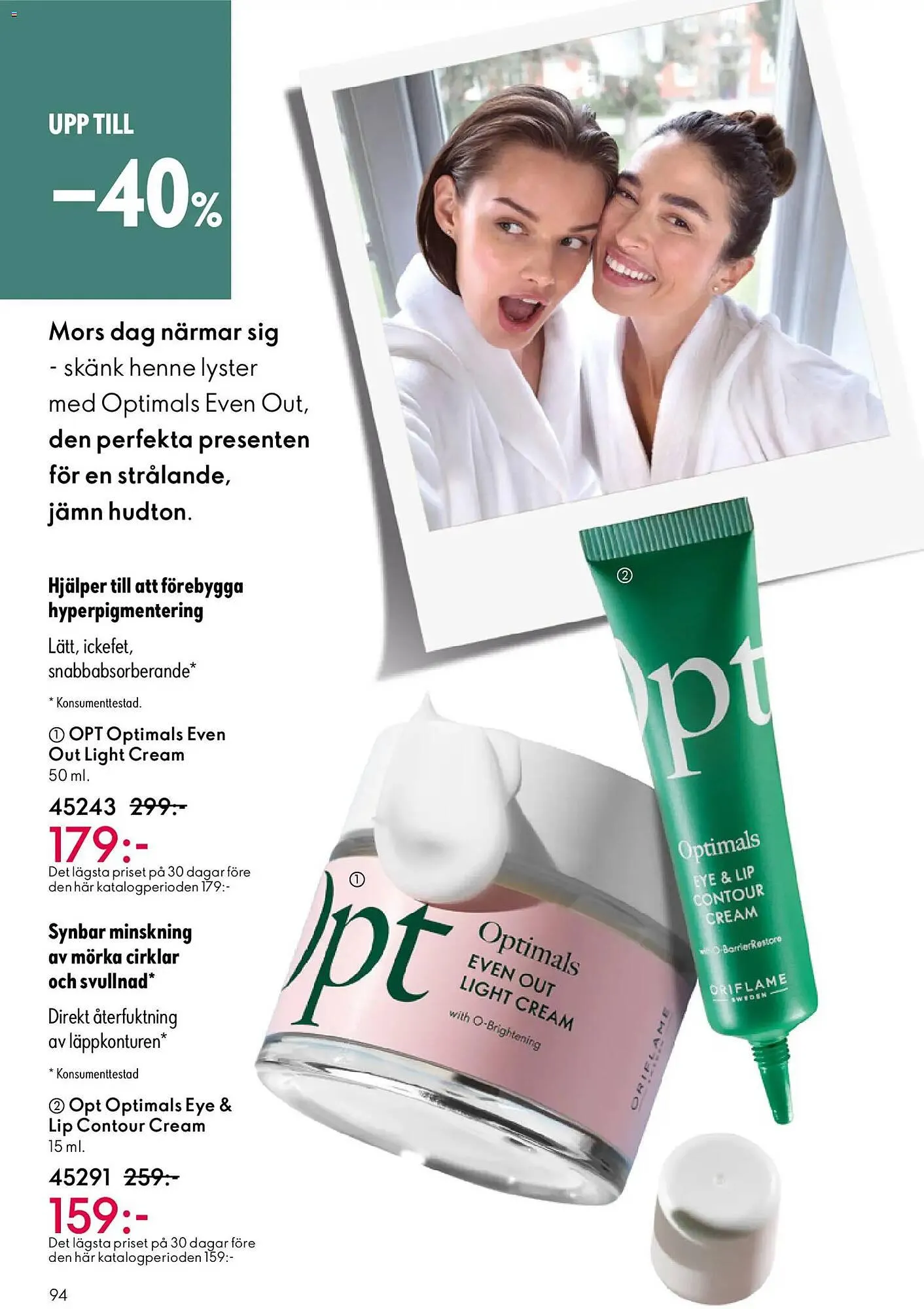 Oriflame reklamblad från 22 april till 12 maj 2026 - Reklamblad sidor 94