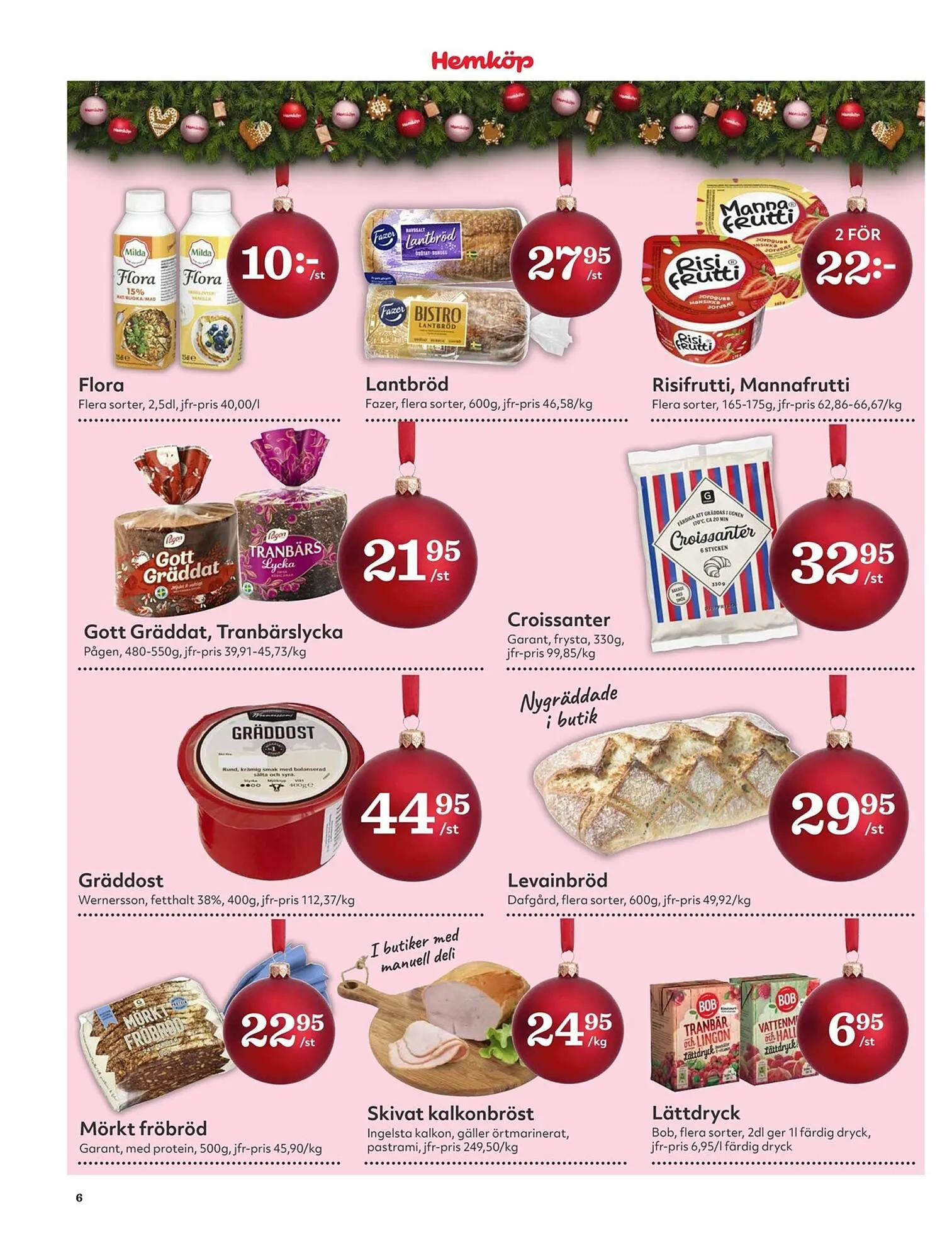 Hemköp reklamblad från 4 december till 10 december 2023 - Reklamblad sidor 6
