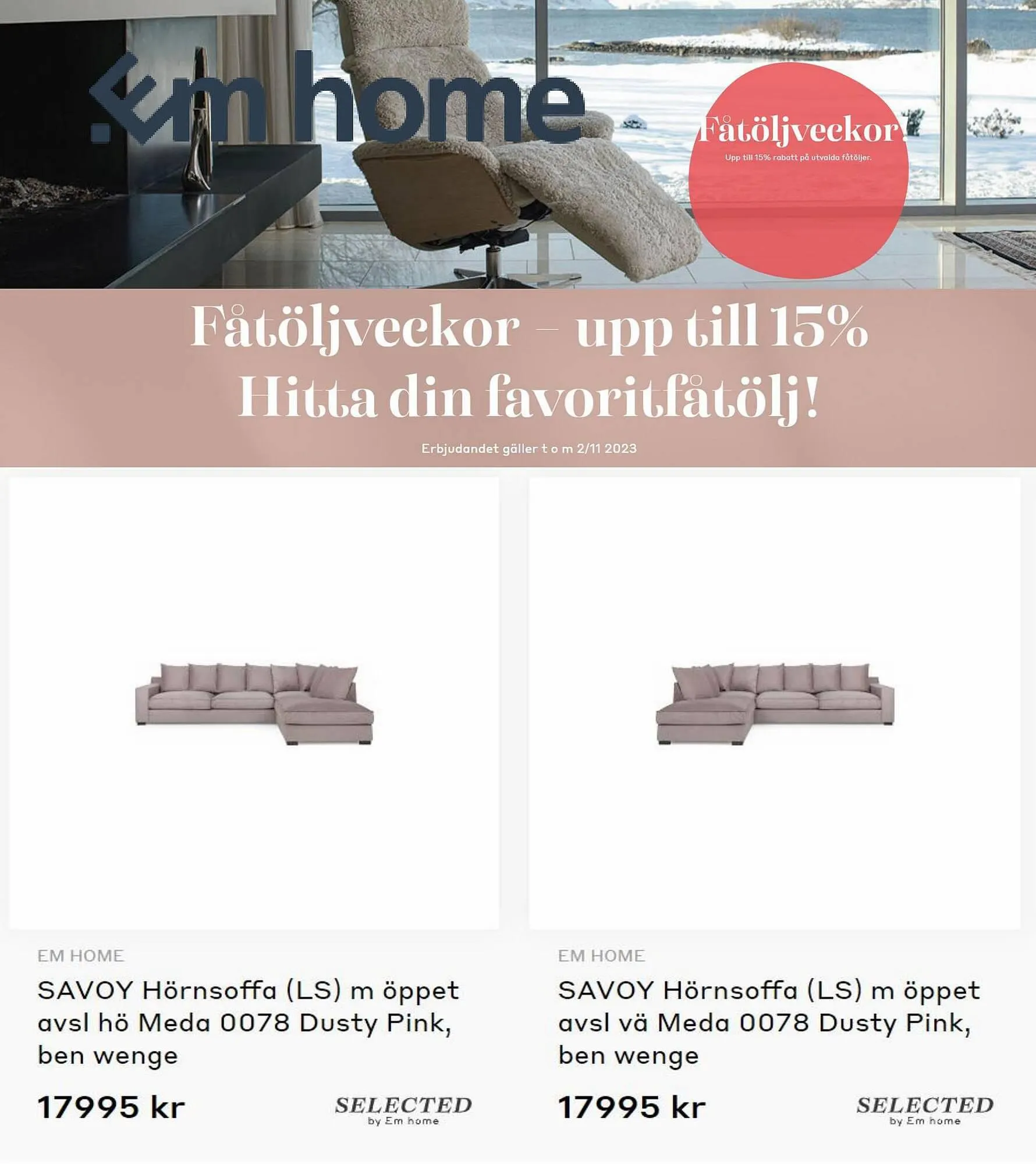 EM Home reklamblad från 3 oktober till 2 november 2023 - Reklamblad sidor 10