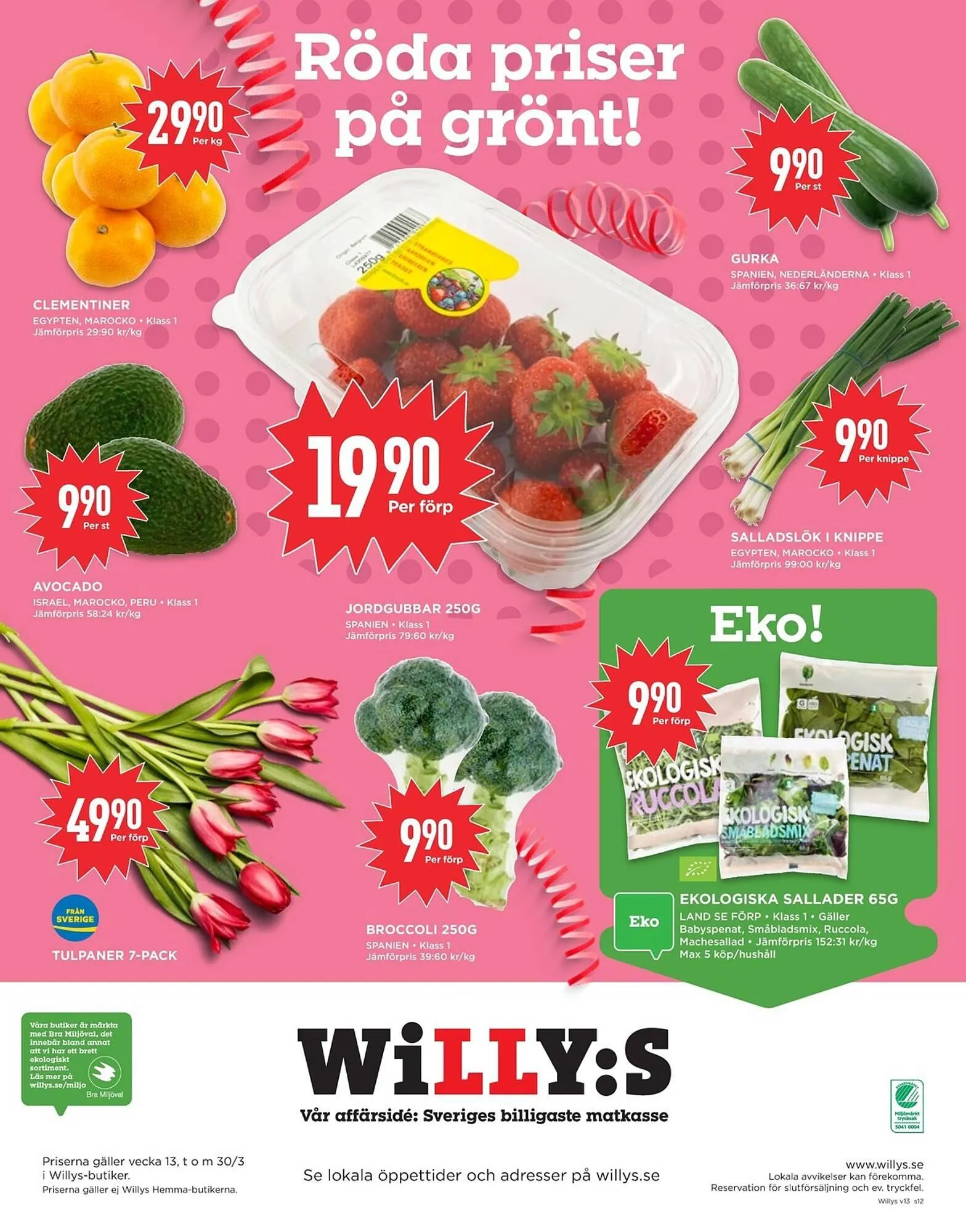 Willys reklamblad från 24 mars till 30 mars 2025 - Reklamblad sidor 12