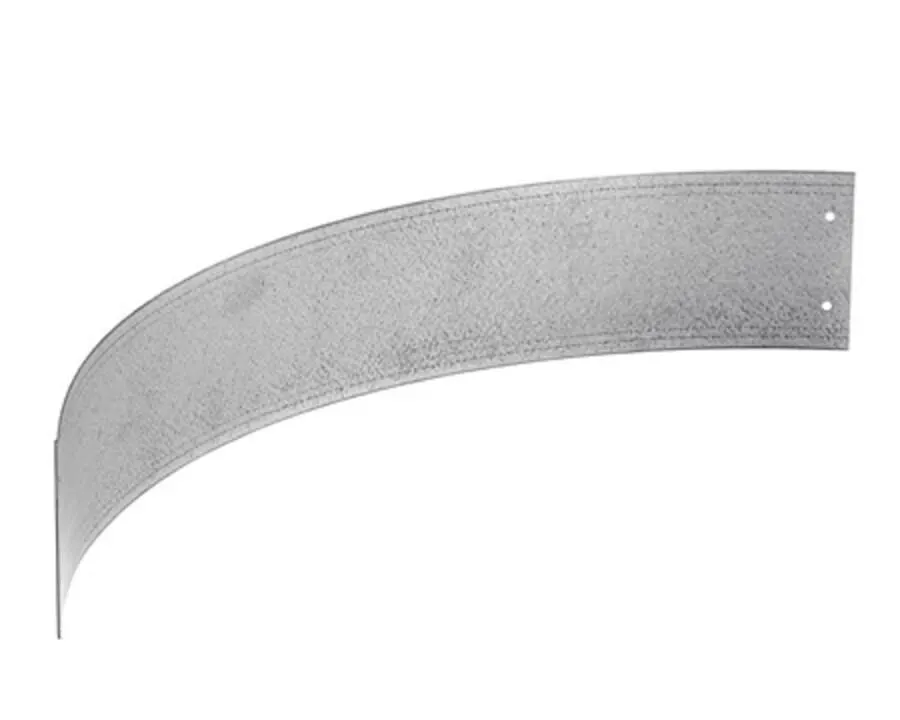 Kantstål aluzink 12 cm r=90 cm