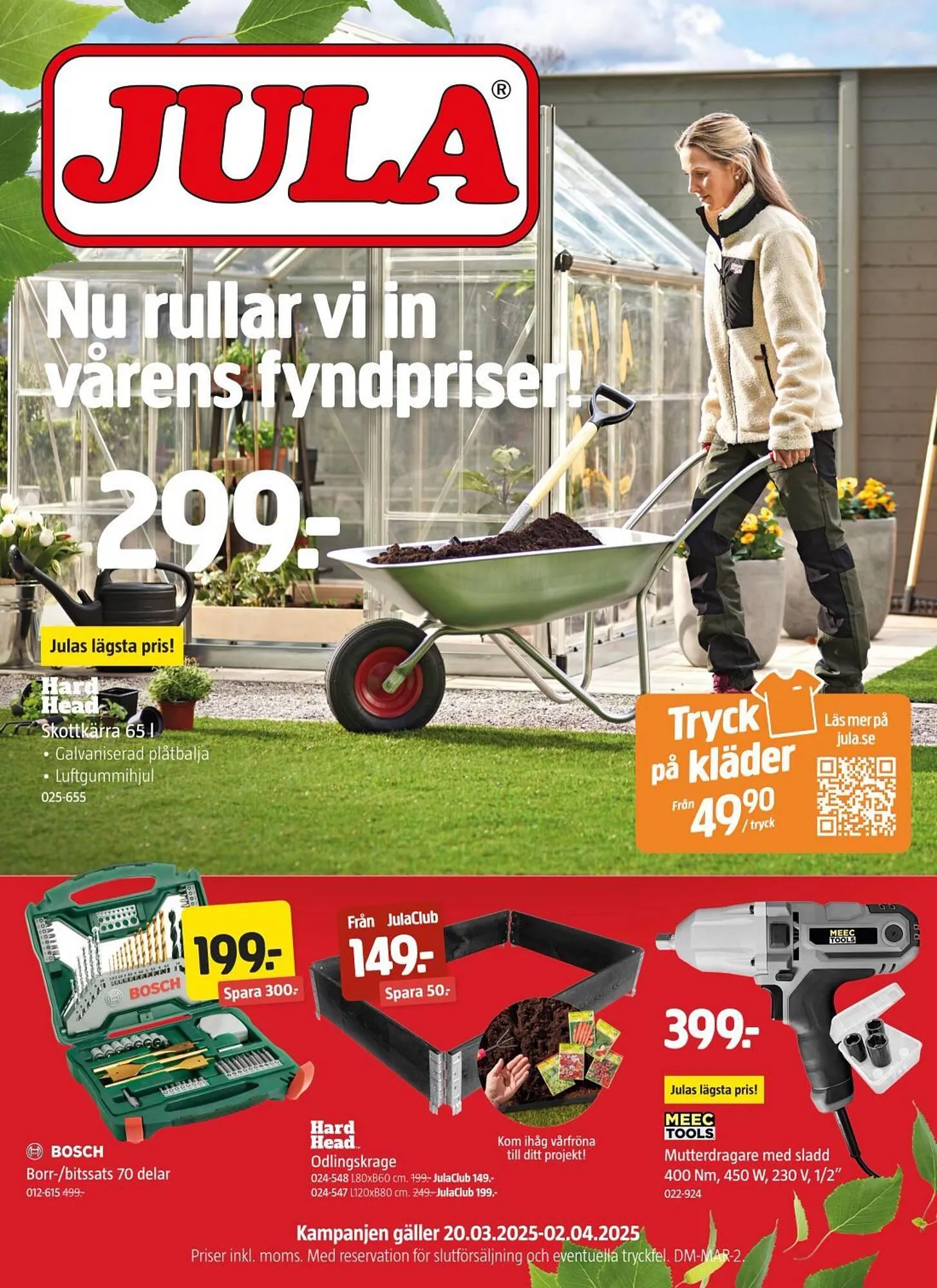 Jula reklamblad från 20 mars till 2 april 2025 - Reklamblad sidor 1