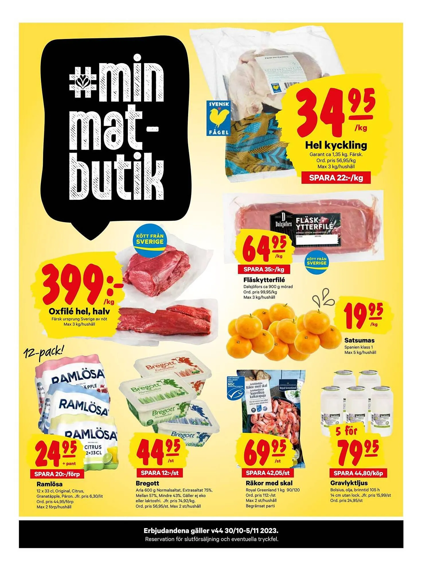 minmatbutik reklamblad - 1