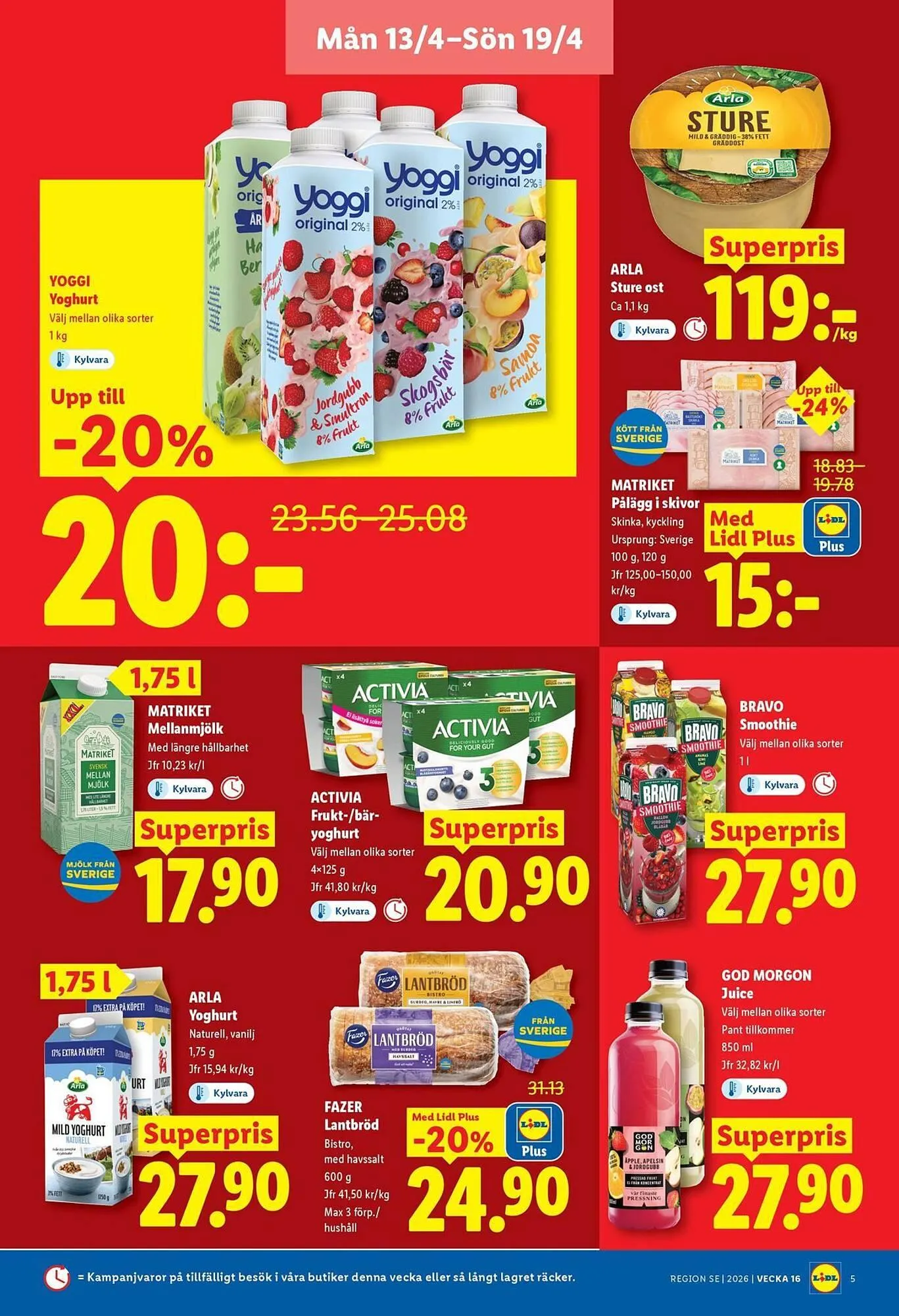 Lidl reklamblad från 13 april till 19 april 2026 - Reklamblad sidor 5