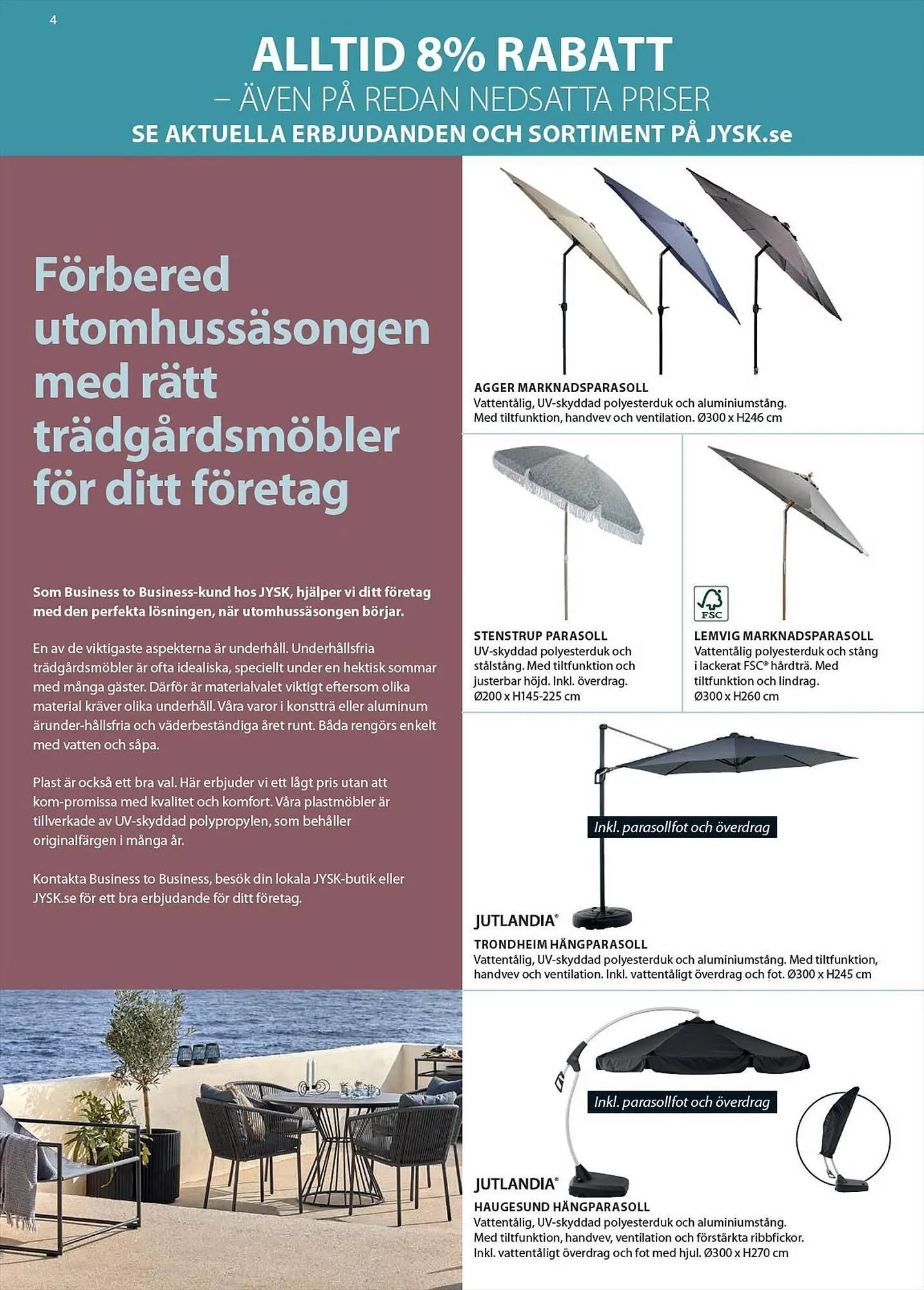 JYSK reklamblad från 7 mars till 31 december 2023 - Reklamblad sidor 4