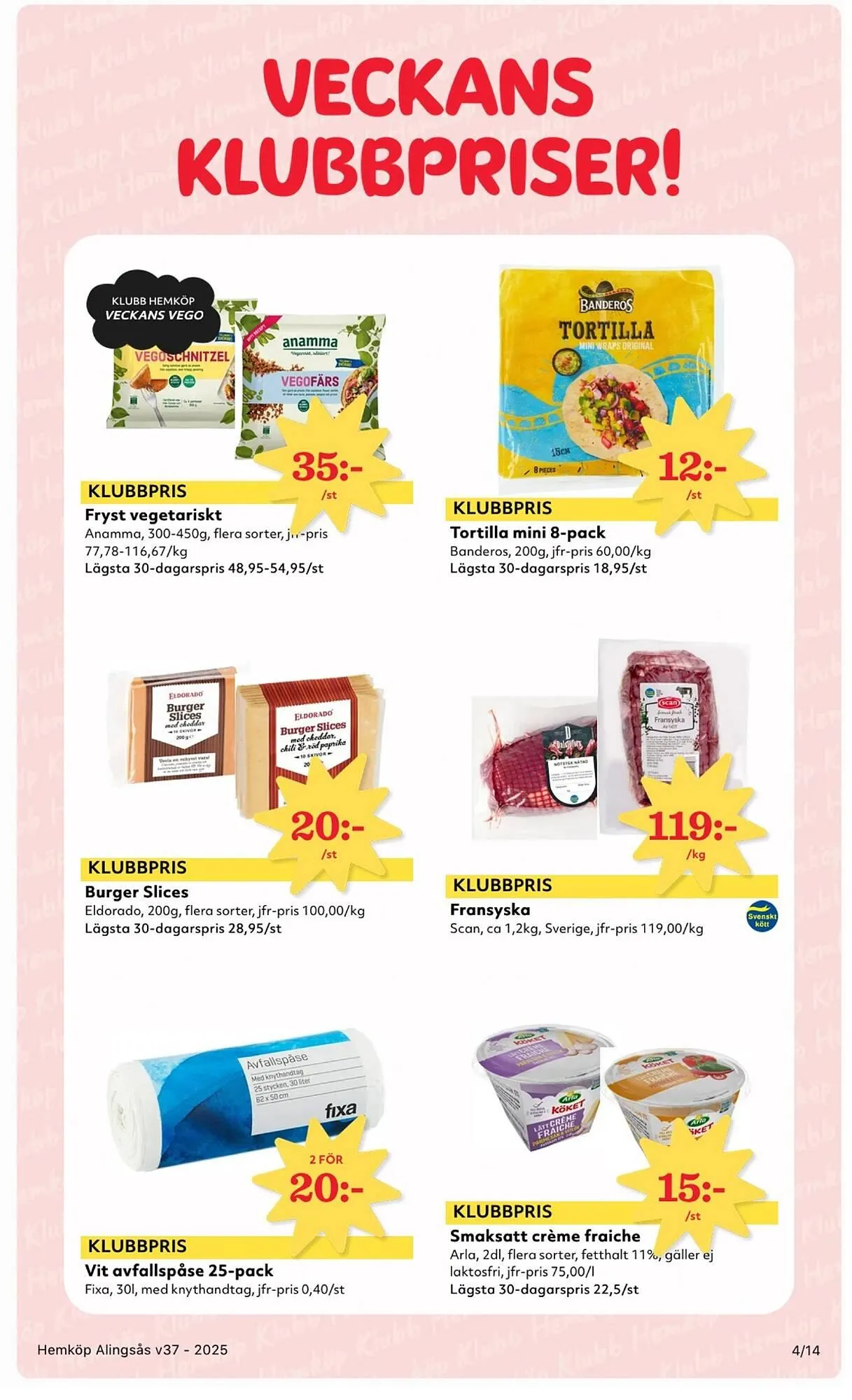 Östenssons reklamblad från 8 september till 14 september 2025 - Reklamblad sidor 4