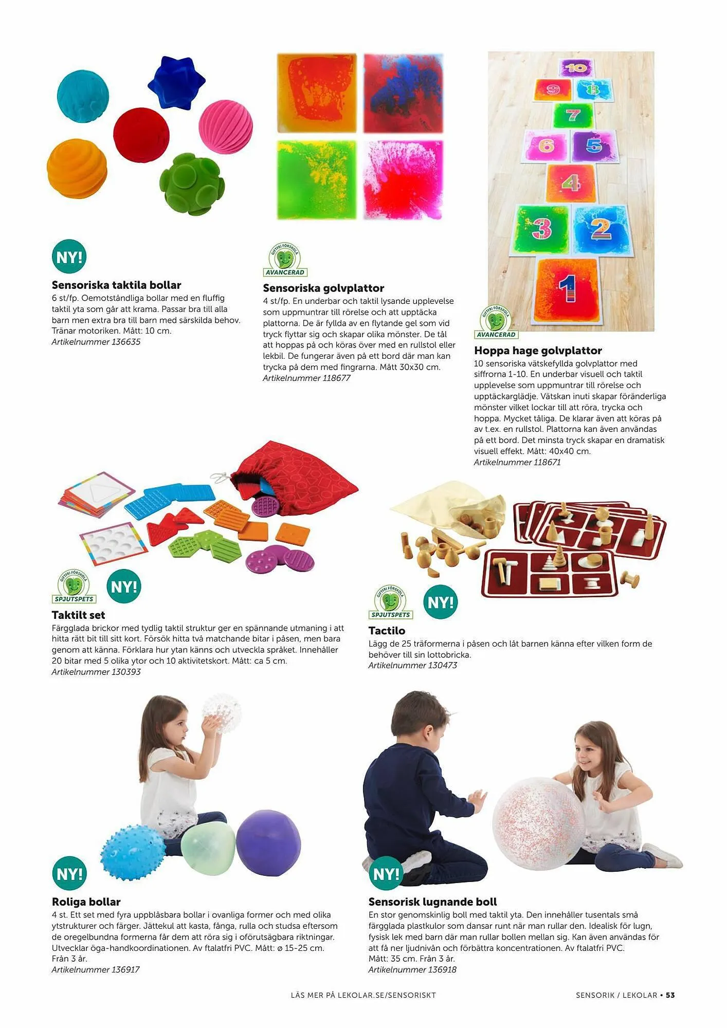 Lekolar reklamblad från 31 augusti till 2 oktober 2023 - Reklamblad sidor 53