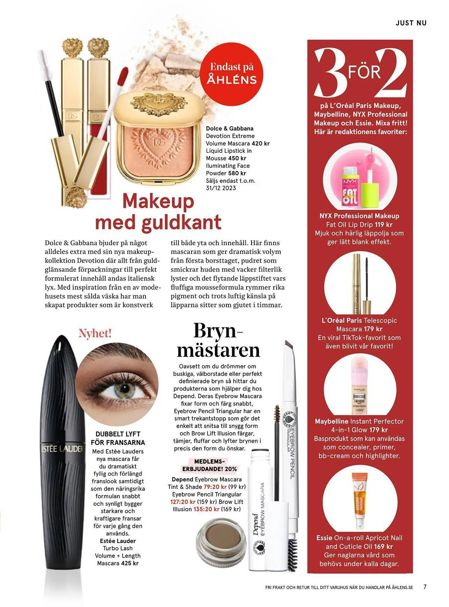 Åhléns reklamblad från 25 oktober till 14 november 2023 - Reklamblad sidor 7