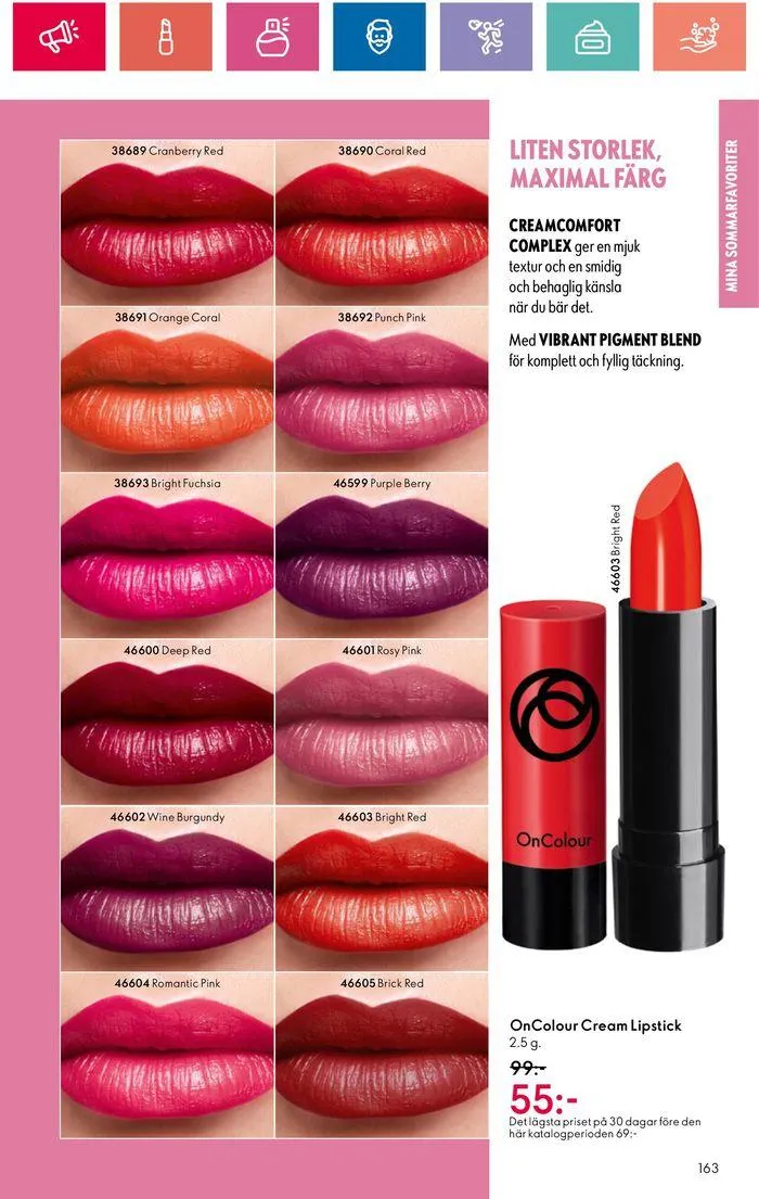 Oriflame reklamblad från 20 juni till 4 juli 2024 - Reklamblad sidor 163