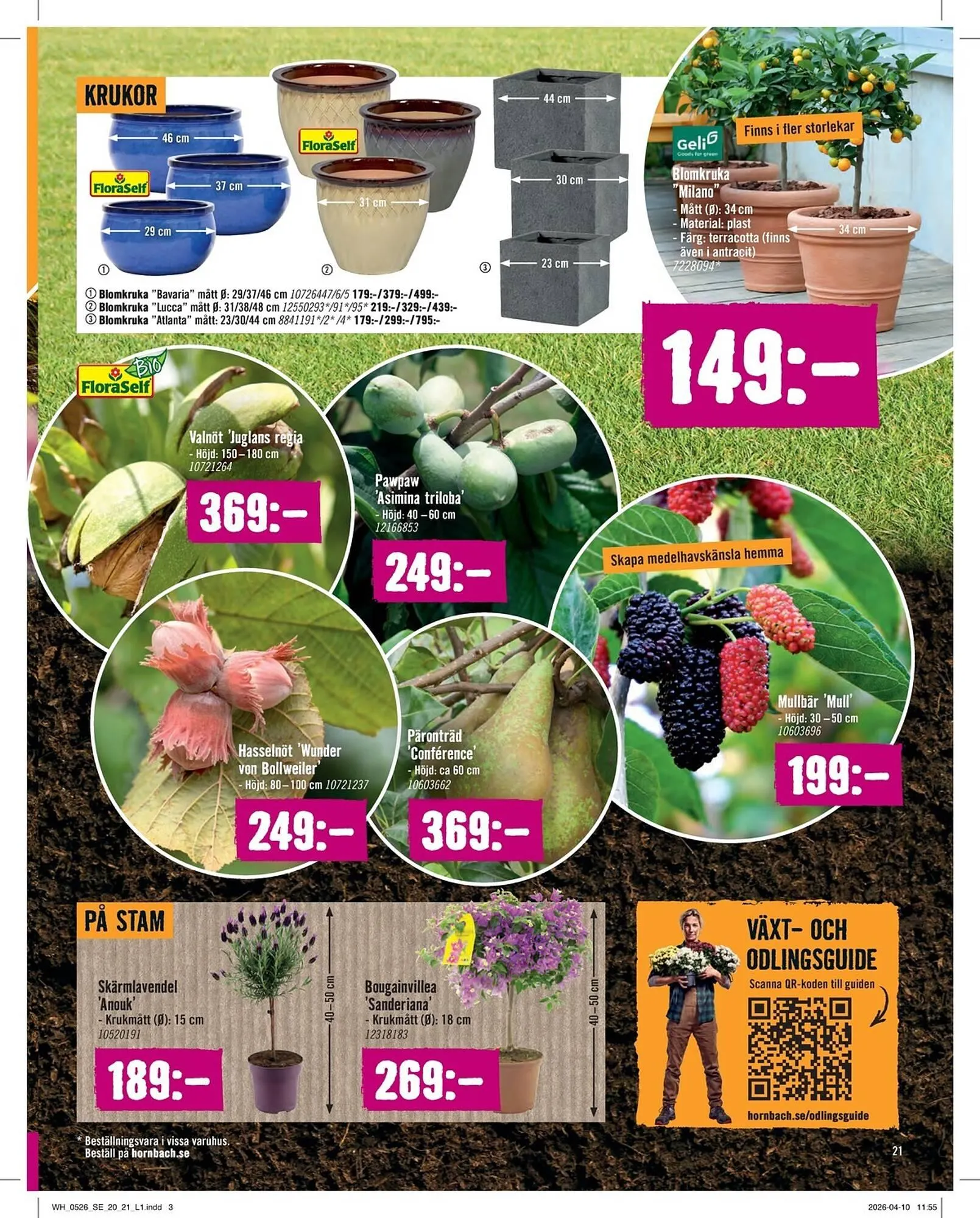 Hornbach reklamblad från 4 maj till 30 maj 2026 - Reklamblad sidor 21