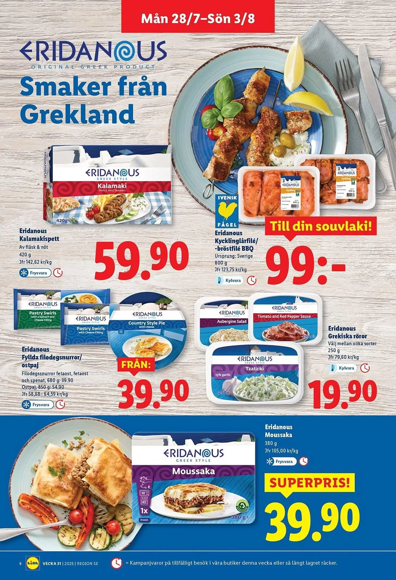 Lidl reklamblad från 28 juli till 3 augusti 2025 - Reklamblad sidor 8