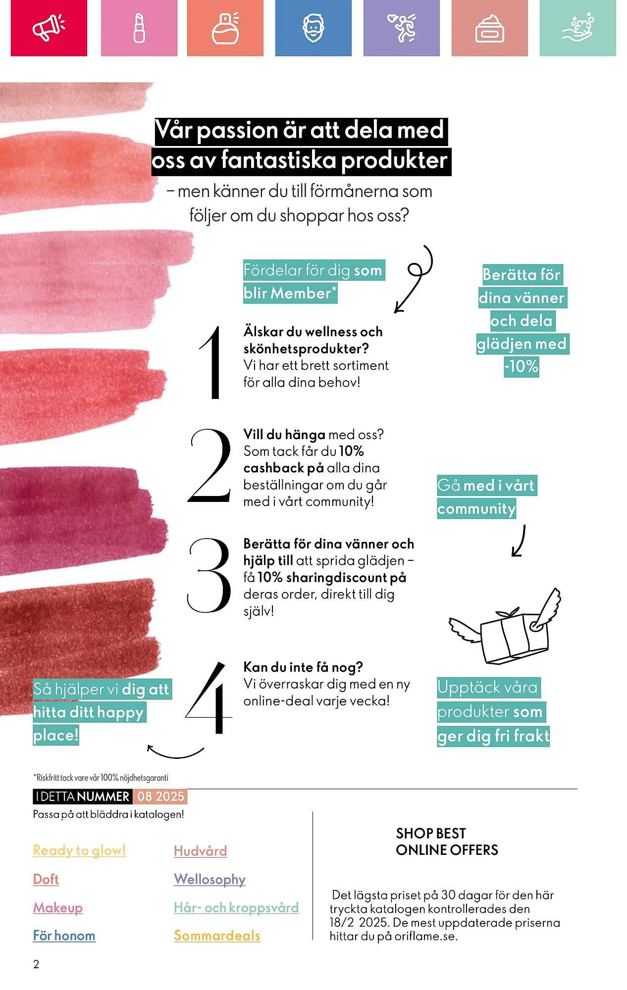 Oriflame reklamblad från 1 juni till 21 juni 2025 - Reklamblad sidor 2