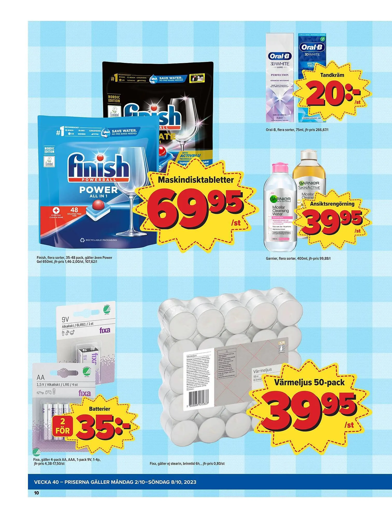 Östenssons reklamblad från 2 oktober till 8 oktober 2023 - Reklamblad sidor 10