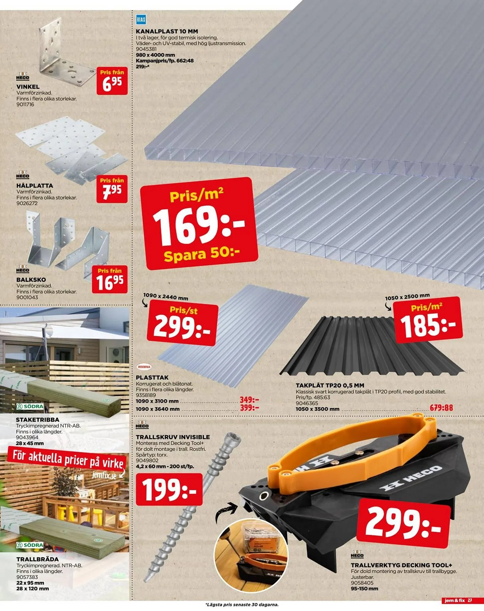 Jem&Fix reklamblad från 11 maj till 18 maj 2026 - Reklamblad sidor 27