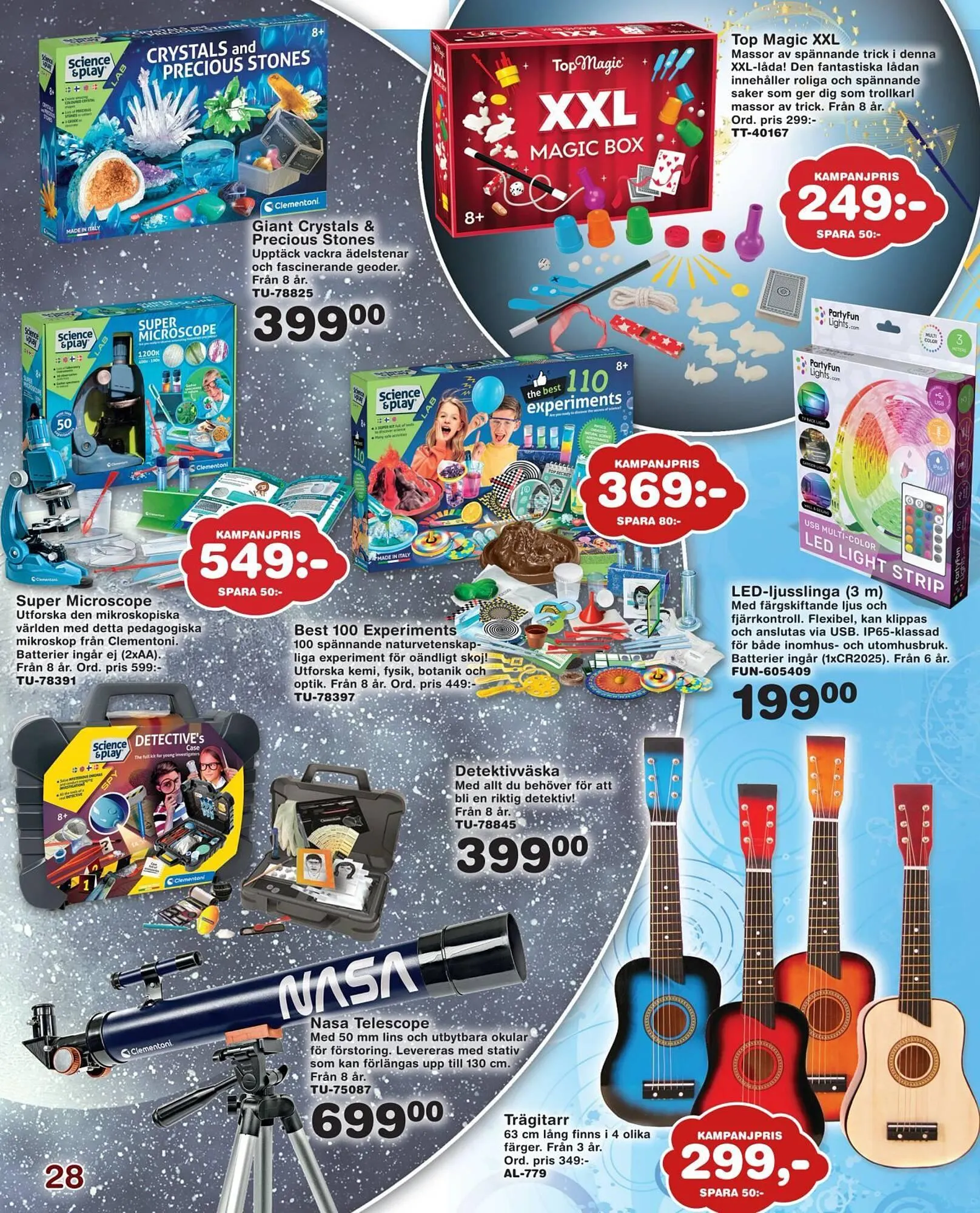 Lekextra reklamblad från 7 november till 31 december 2025 - Reklamblad sidor 28