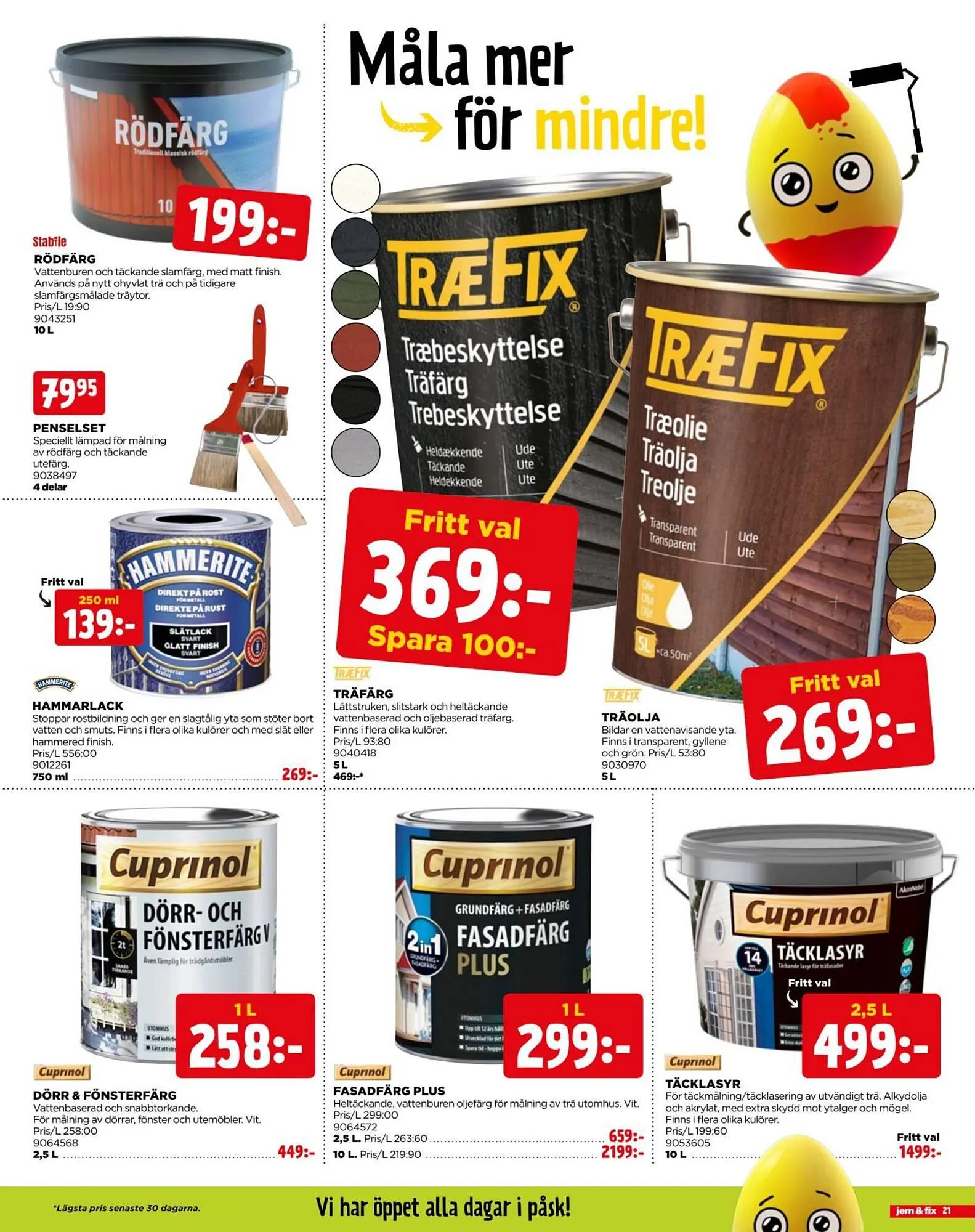 Jem&Fix reklamblad från 30 mars till 6 april 2026 - Reklamblad sidor 21