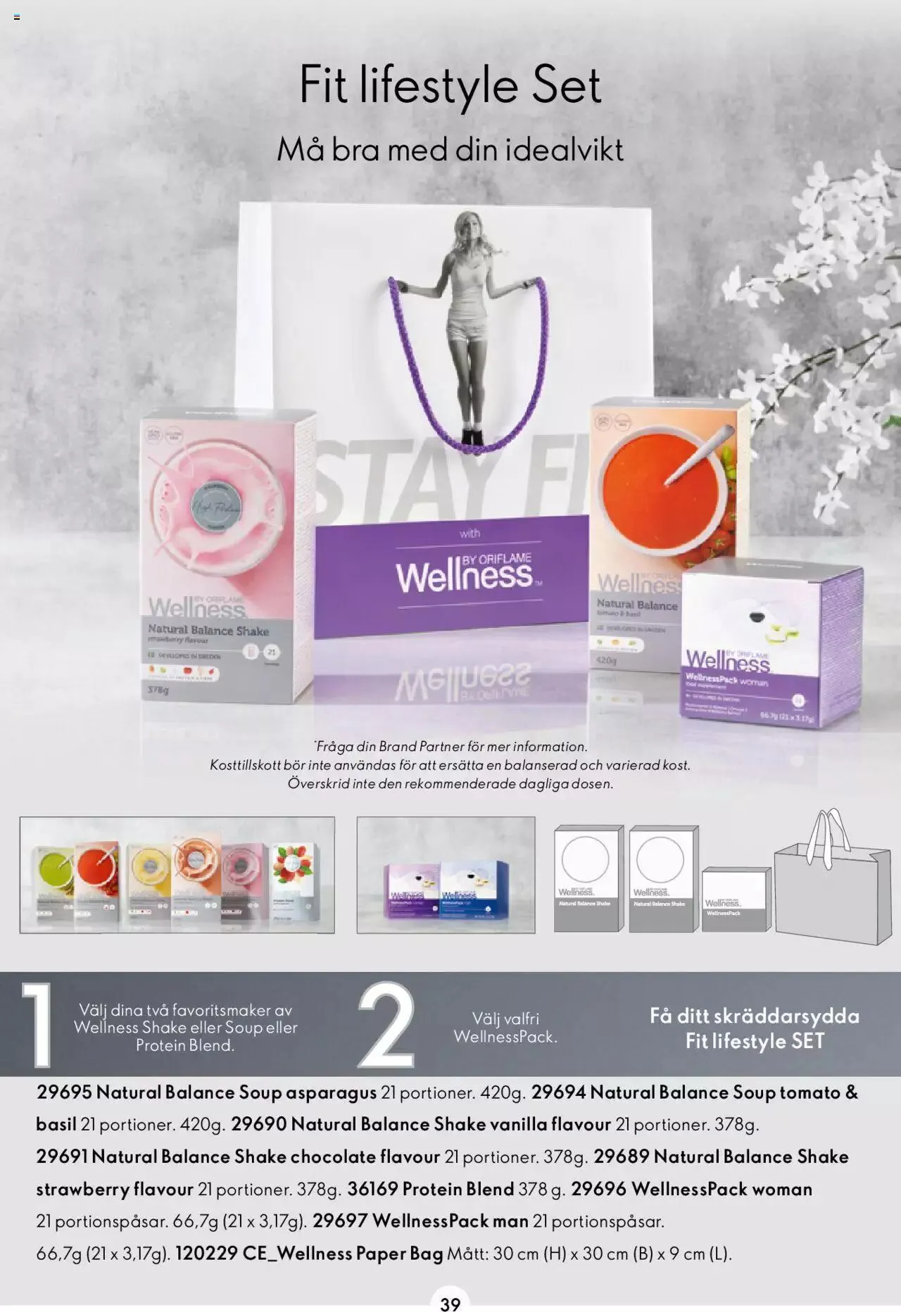 Oriflame - Wellness Catalogue från 1 mars till 31 december 2023 - Reklamblad sidor 39