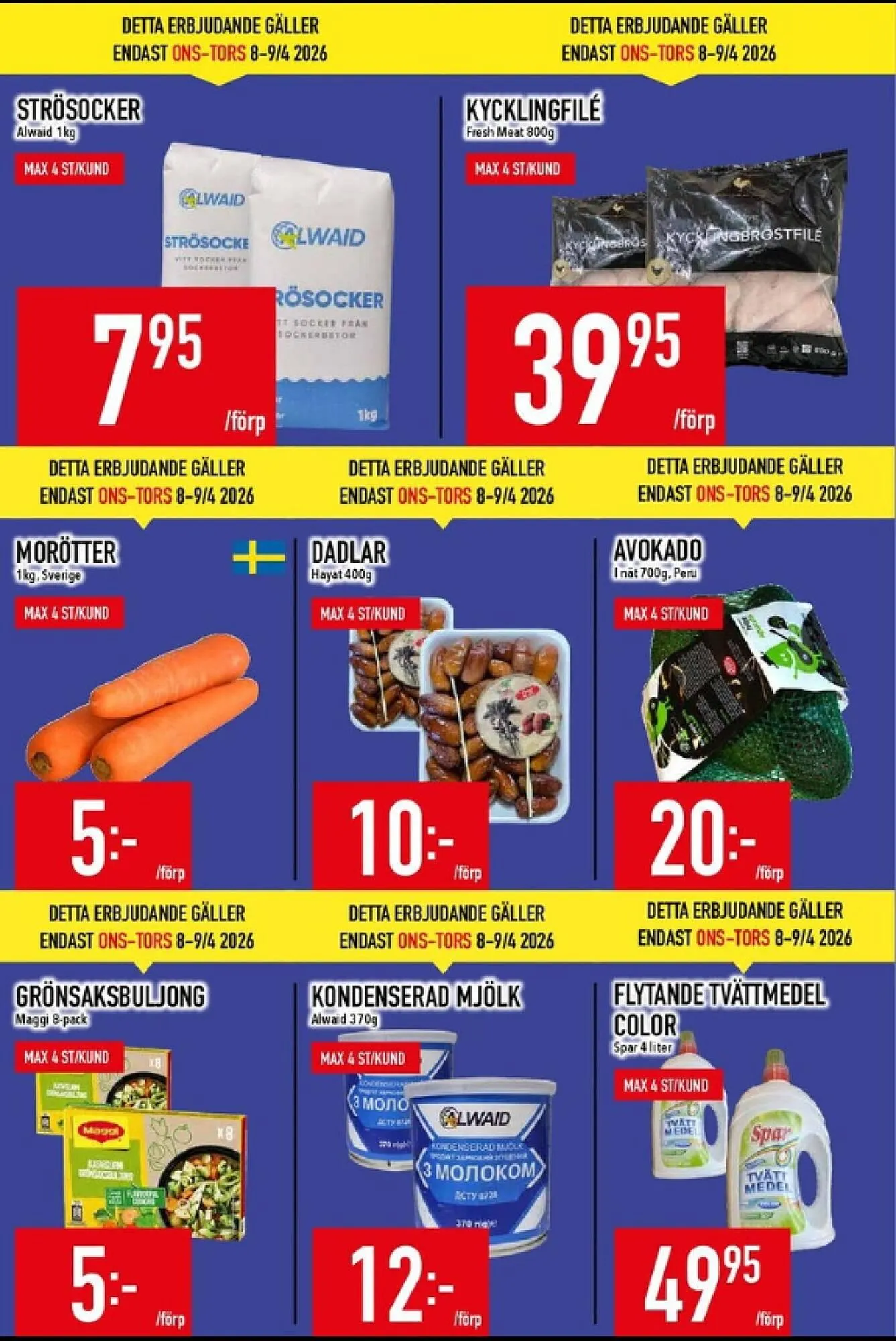 Matdax reklamblad från 7 april till 12 april 2026 - Reklamblad sidor 3