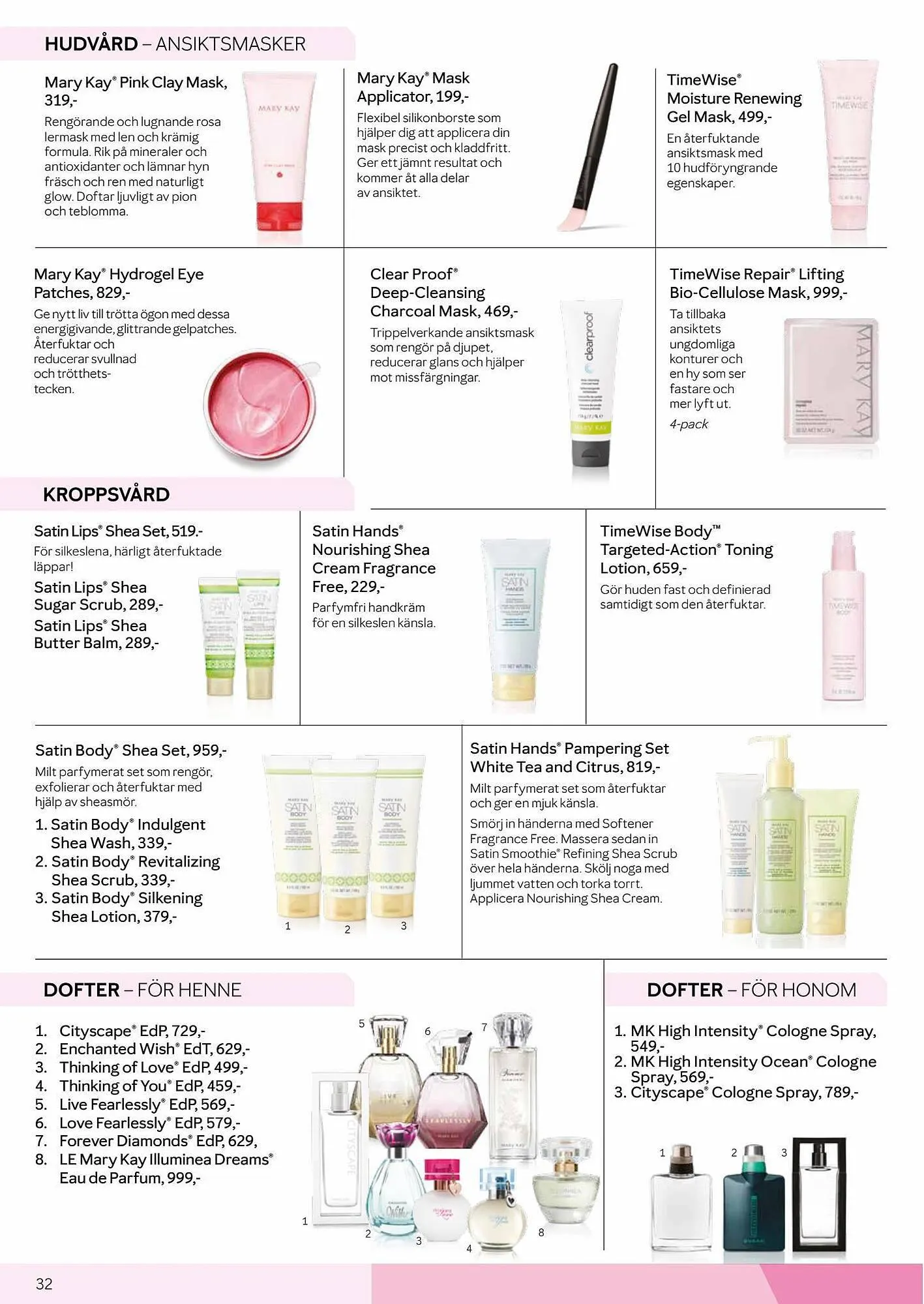 Mary Kay reklamblad från 29 oktober till 29 februari 2024 - Reklamblad sidor 32