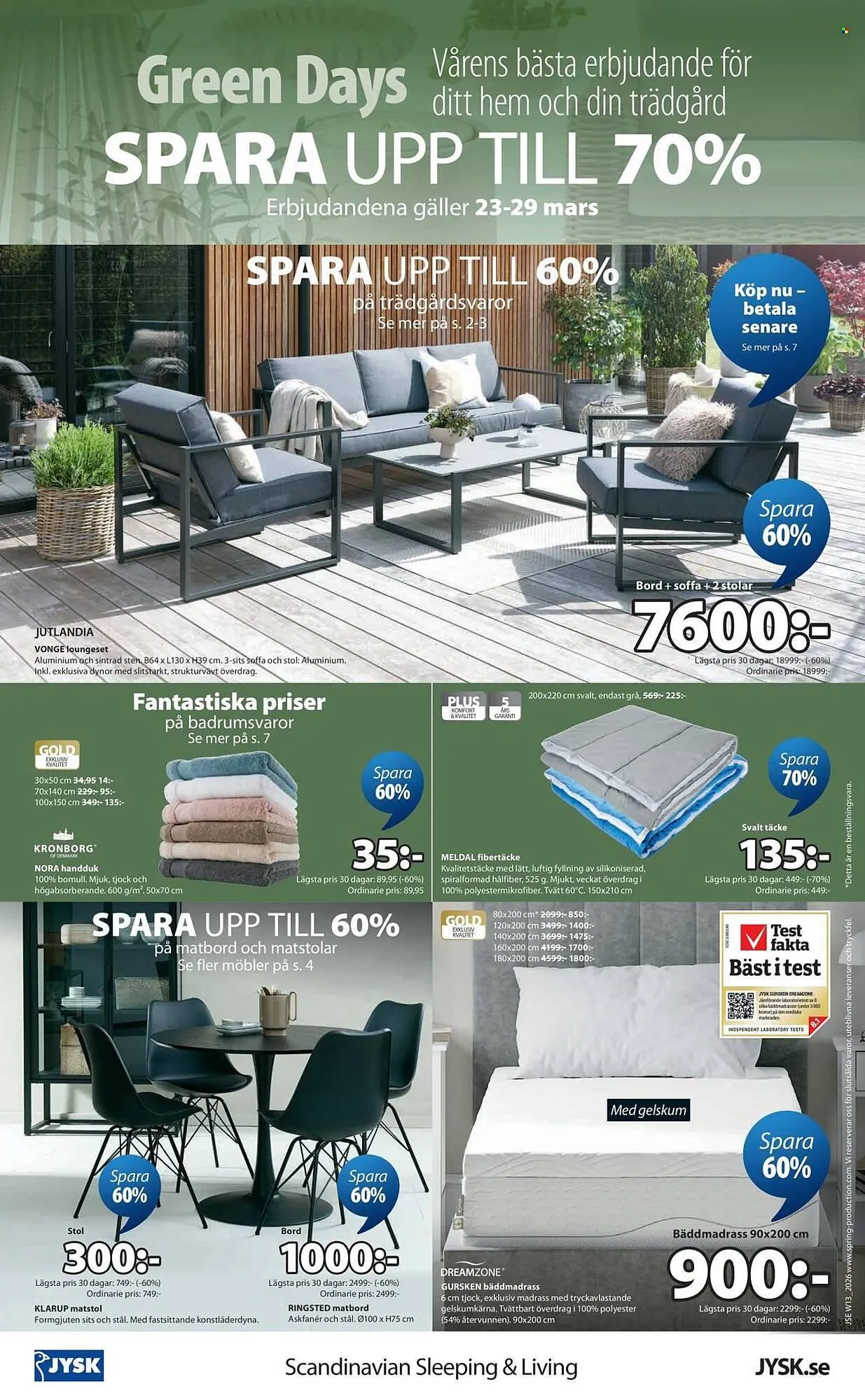 JYSK reklamblad från 23 mars till 29 mars 2026 - Reklamblad sidor 8