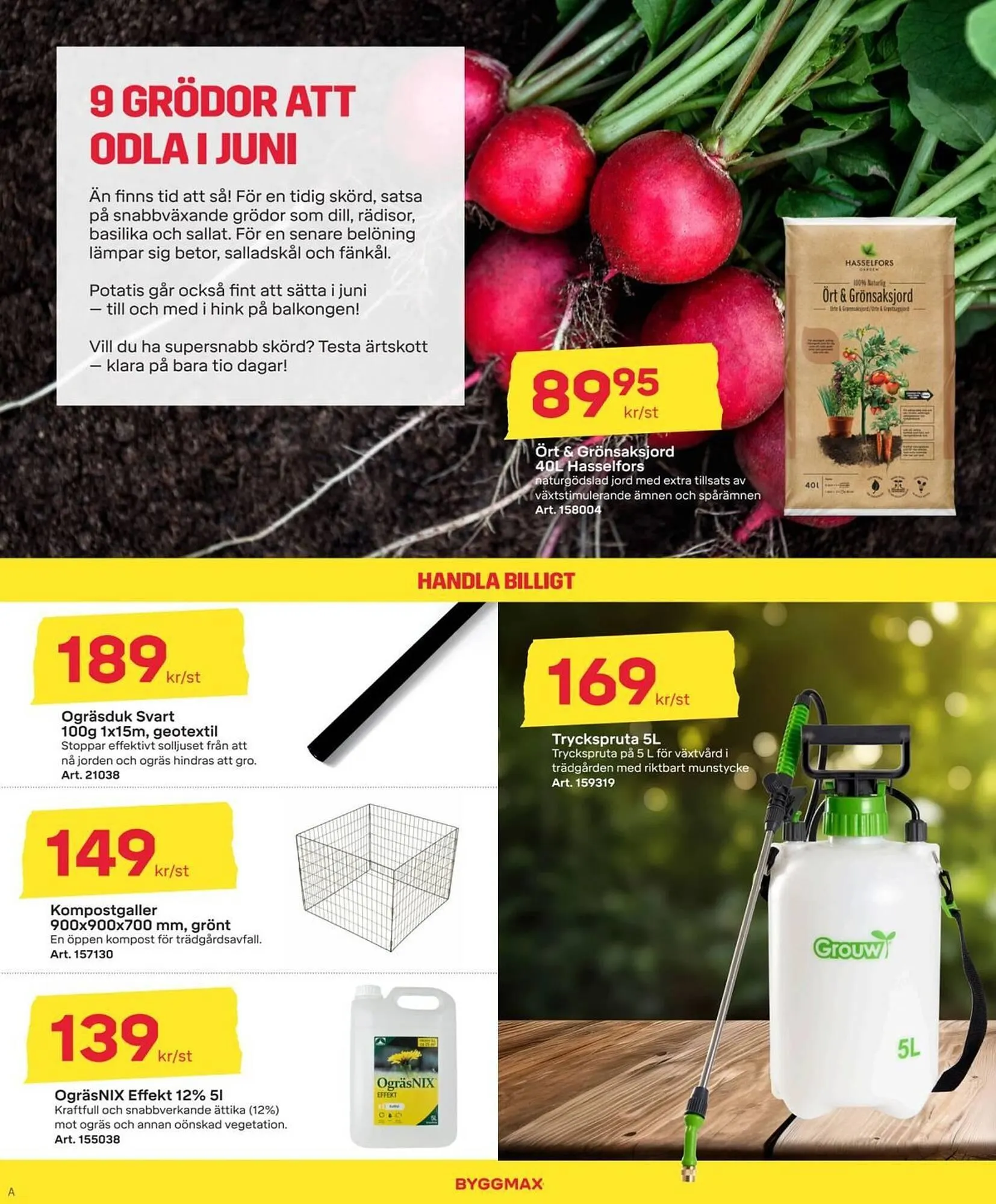 Byggmax reklamblad från 23 maj till 8 juni 2025 - Reklamblad sidor 9