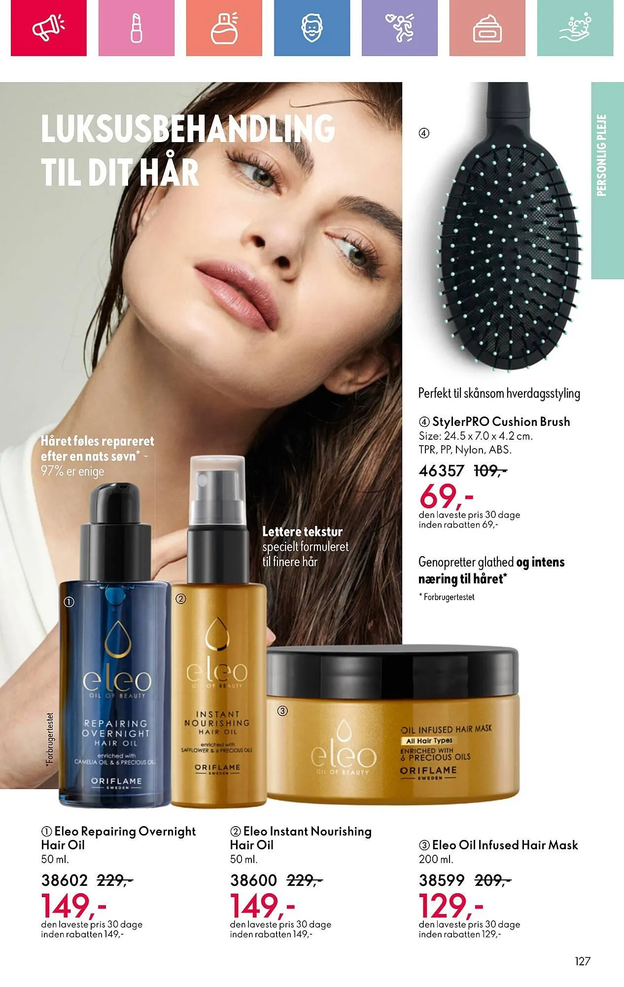 Oriflame reklamblad från 30 mars till 19 april 2025 - Reklamblad sidor 127