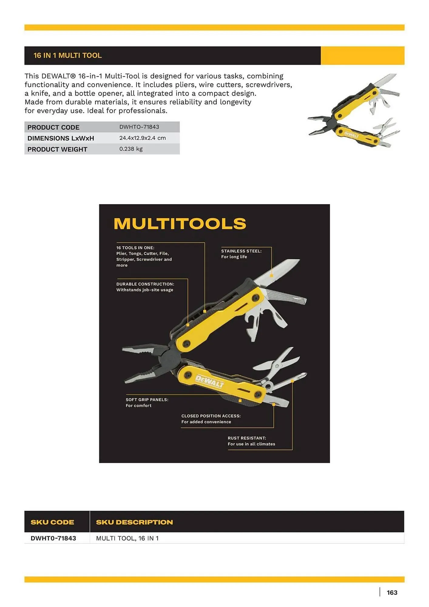 Dewalt reklamblad från 11 januari till 17 januari 2026 - Reklamblad sidor 163