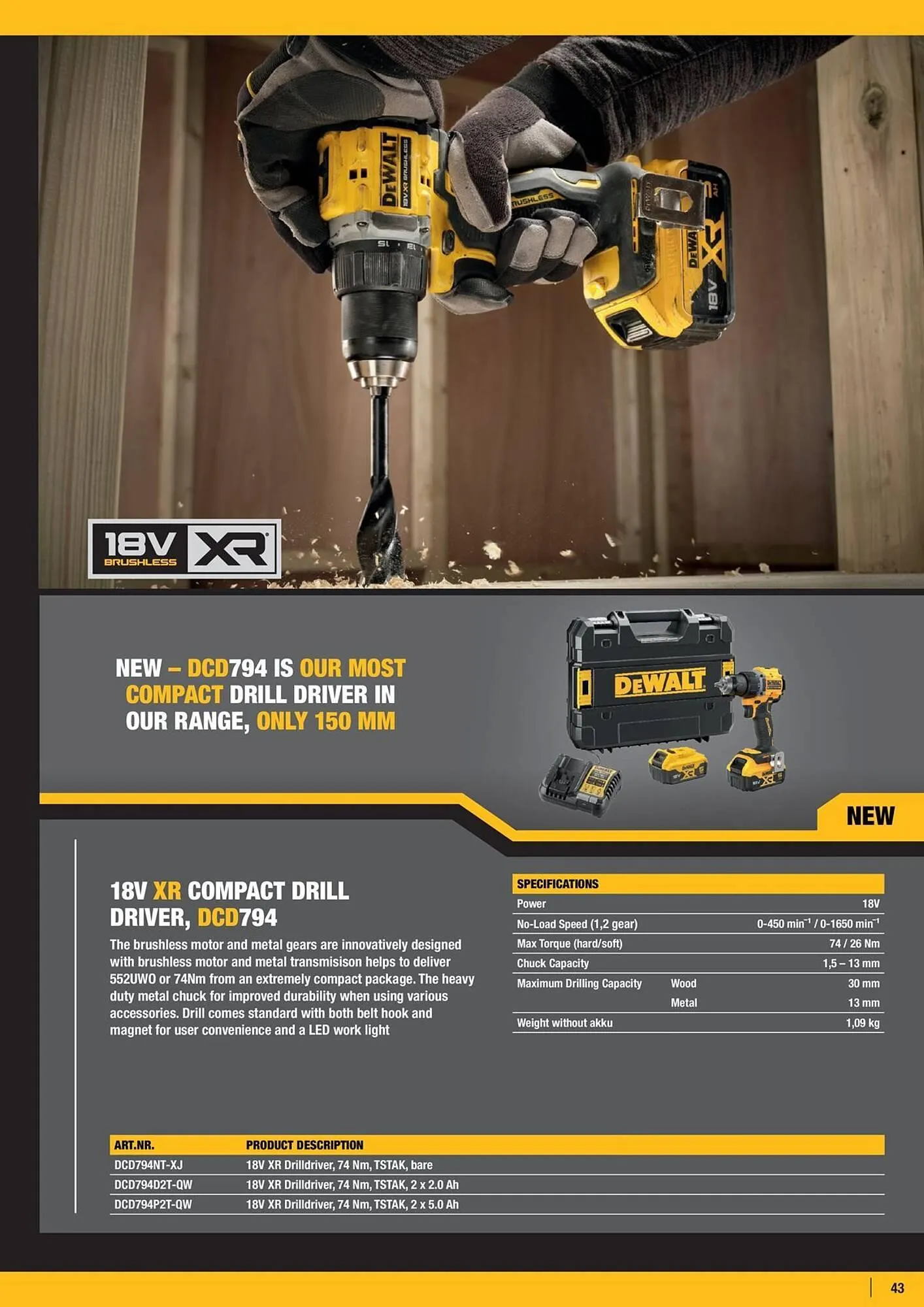 Dewalt reklamblad från 11 januari till 17 januari 2026 - Reklamblad sidor 43