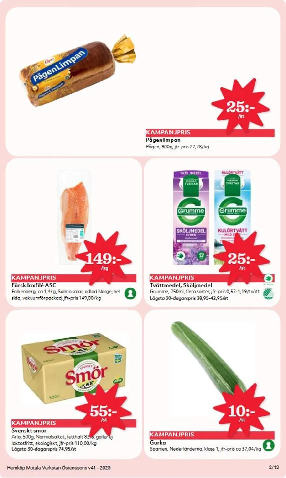 Hemköp reklamblad från 6 oktober till 12 oktober 2025 - Reklamblad sidor 2