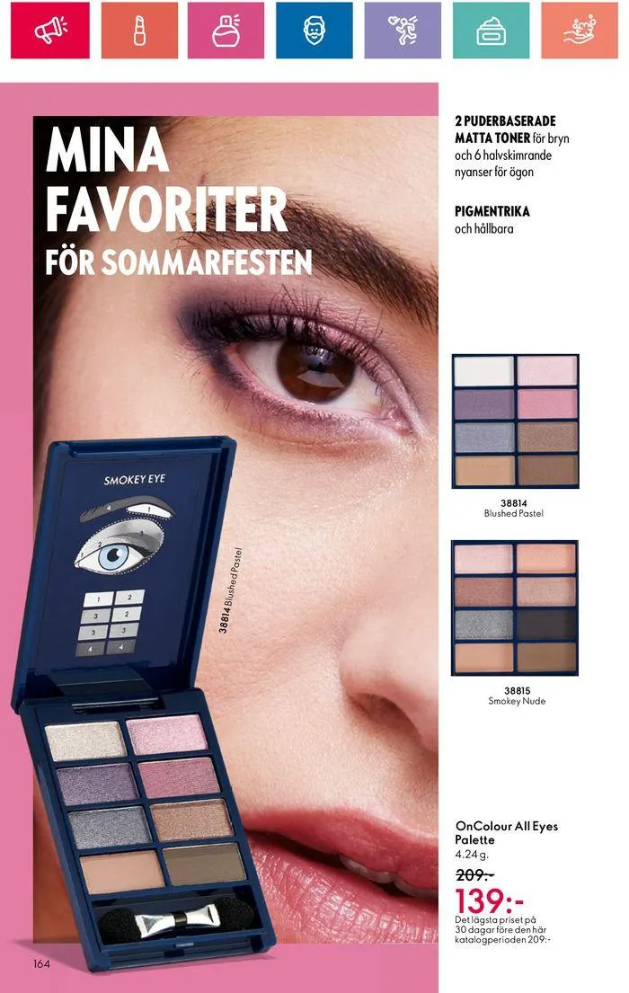 Oriflame reklamblad från 20 juni till 4 juli 2024 - Reklamblad sidor 164