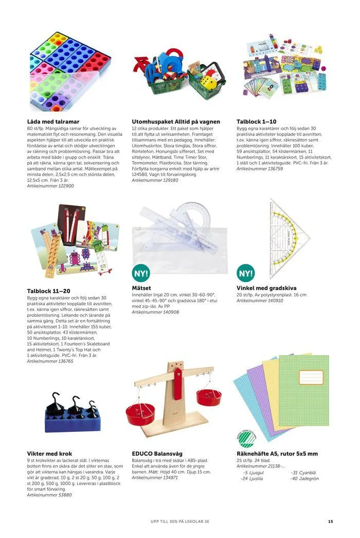 Nyheter och favoriter skola och fritidshem 2024 från 23 februari till 31 december 2024 - Reklamblad sidor 15
