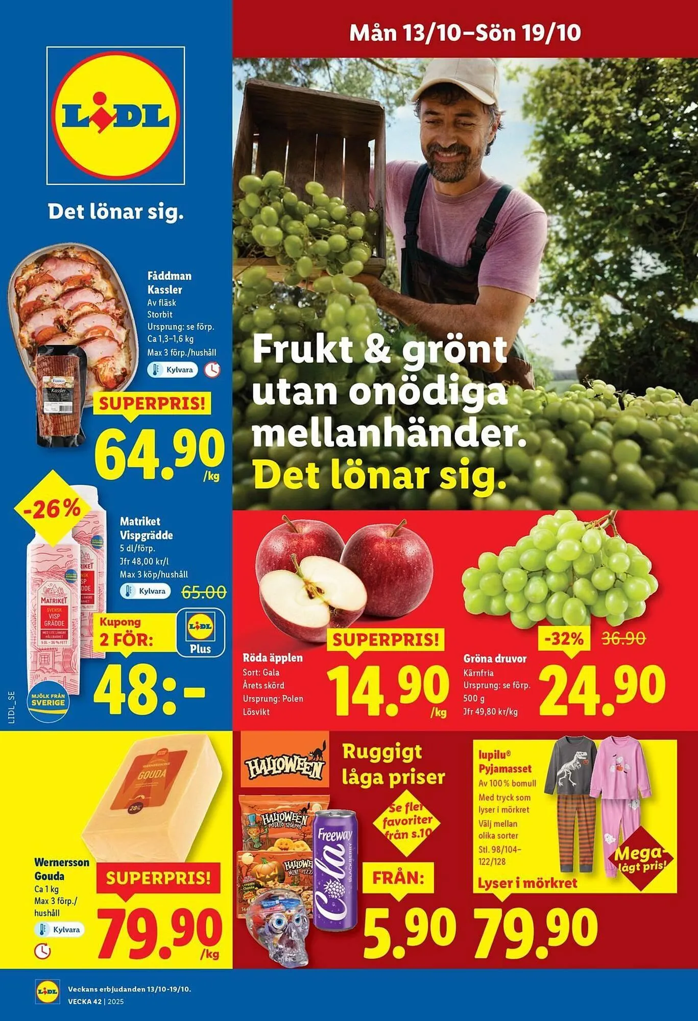 Lidl reklamblad från 13 oktober till 19 oktober 2025 - Reklamblad sidor 1