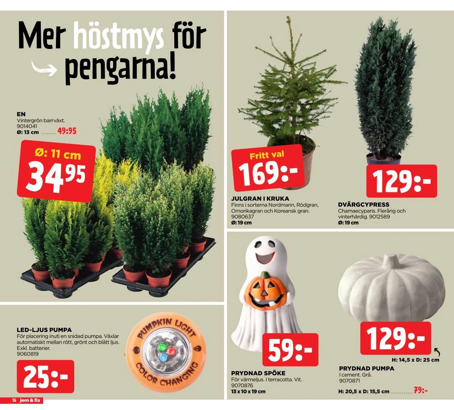 Jem&Fix reklamblad från 20 oktober till 2 november 2025 - Reklamblad sidor 16