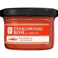 Finkornig Rom Röd