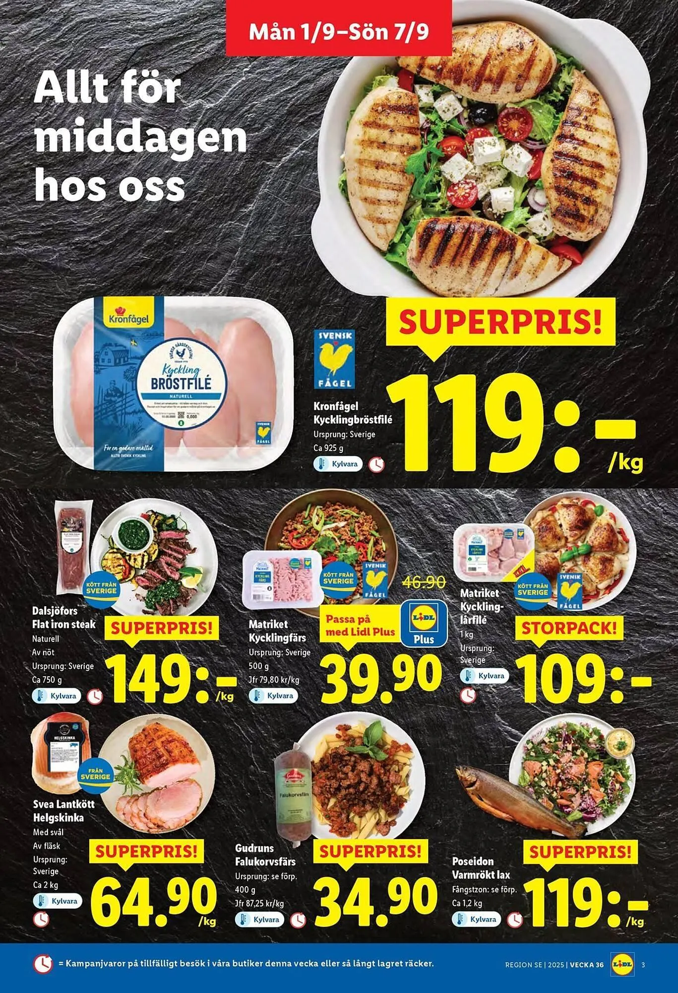 Lidl reklamblad från 1 september till 7 september 2025 - Reklamblad sidor 3