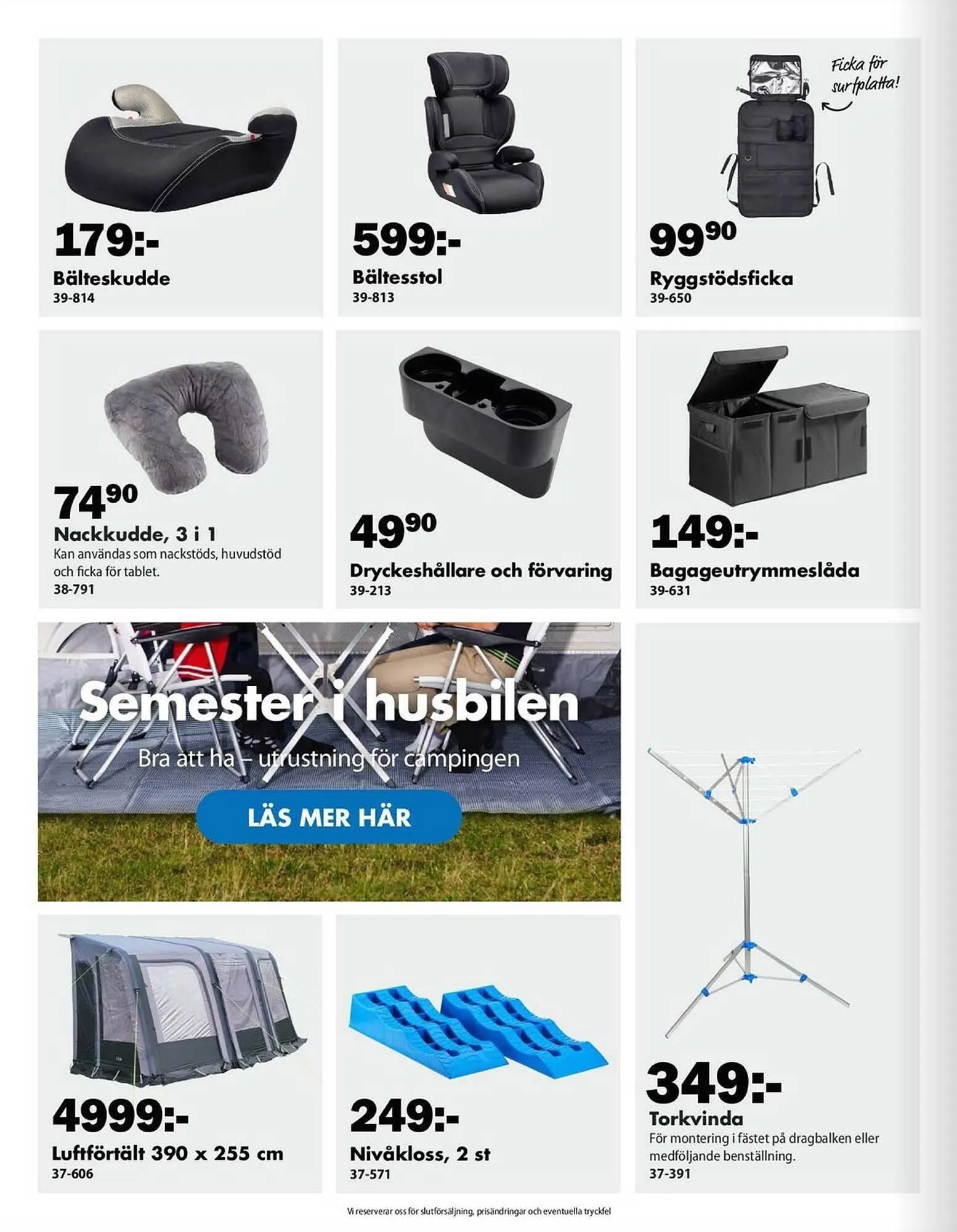 Biltema reklamblad från 1 juli till 31 juli 2023 - Reklamblad sidor 4