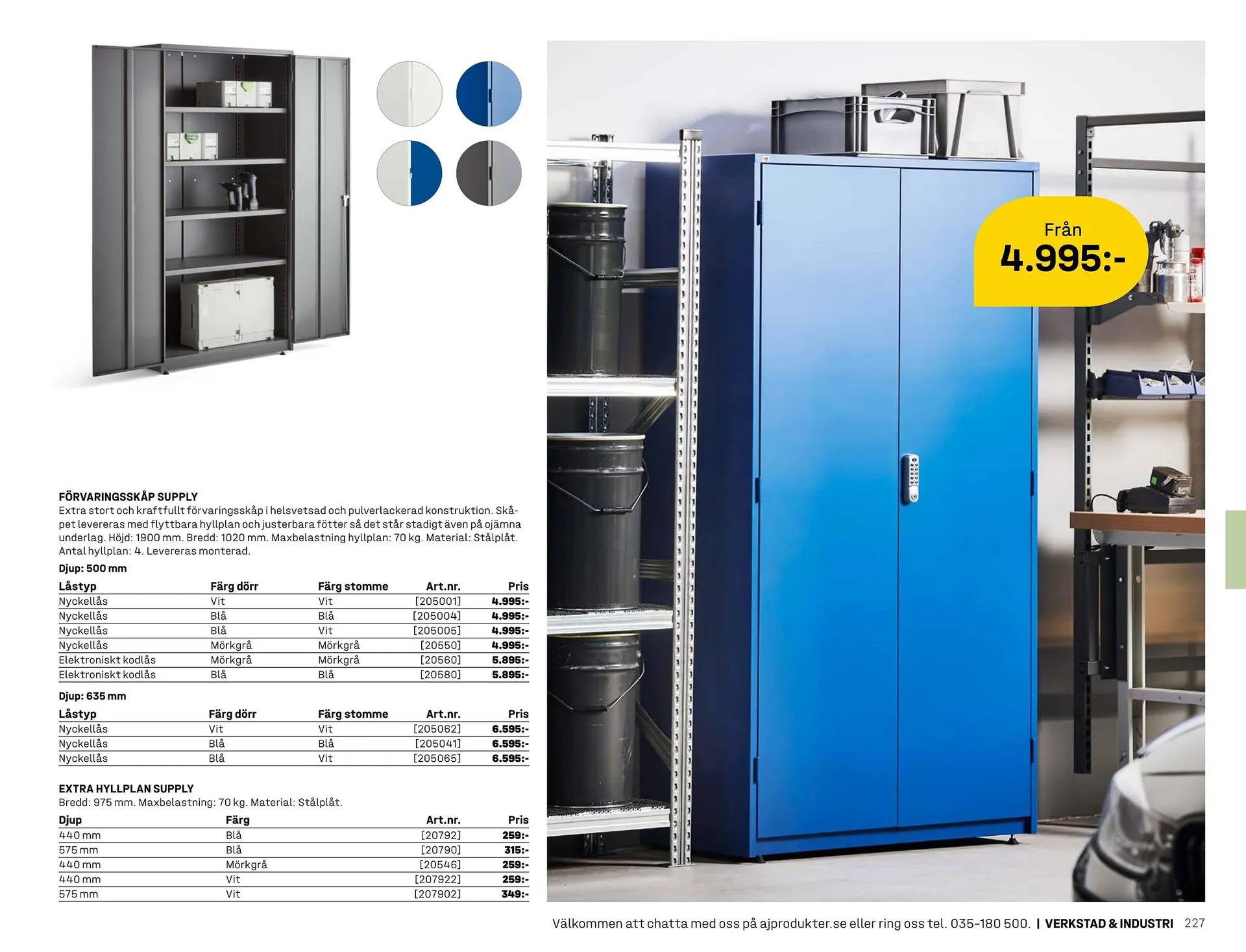 AJ Produkter reklamblad från 1 januari till 31 december 2025 - Reklamblad sidor 227