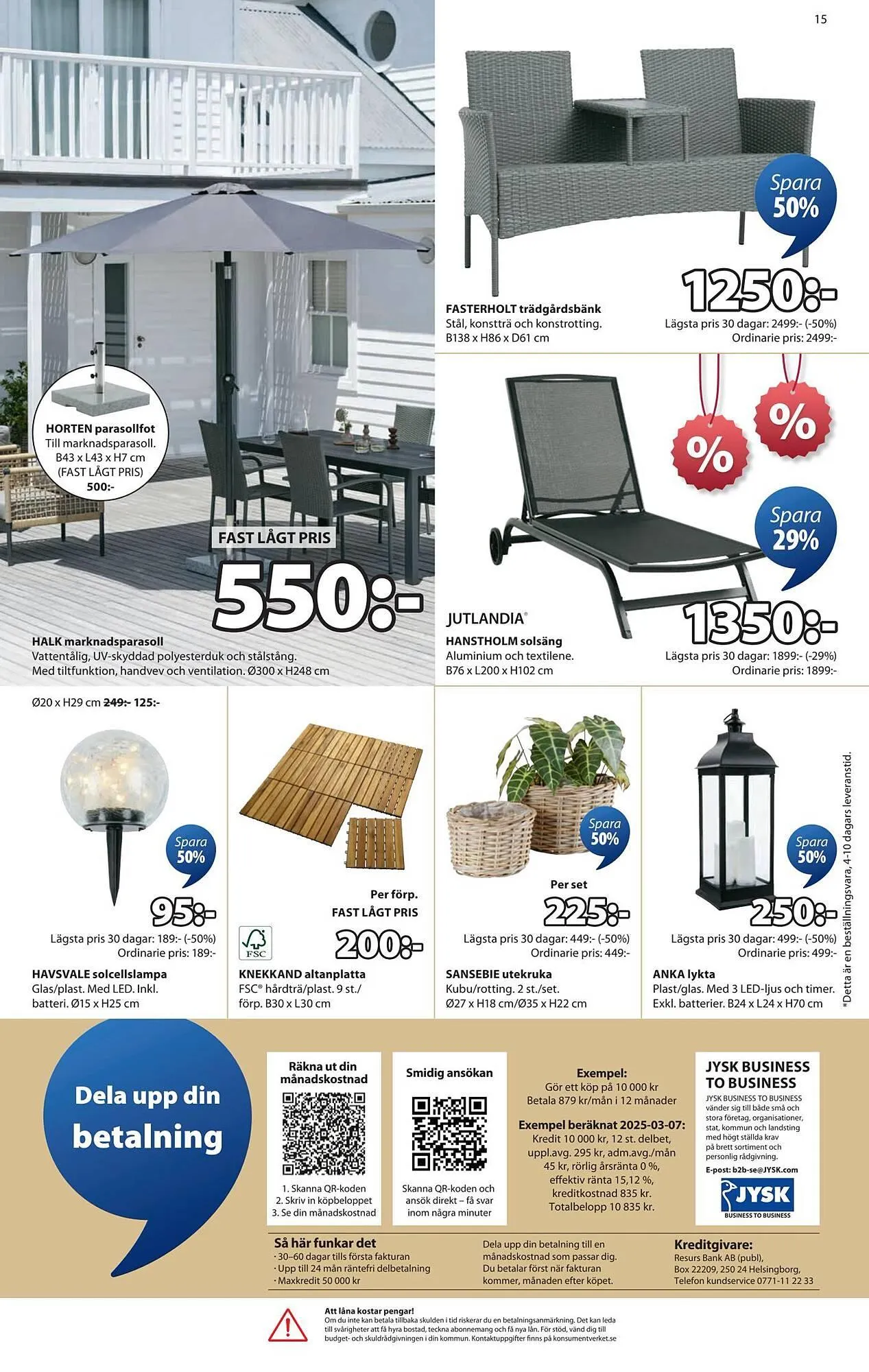 JYSK reklamblad från 7 juli till 20 juli 2025 - Reklamblad sidor 15