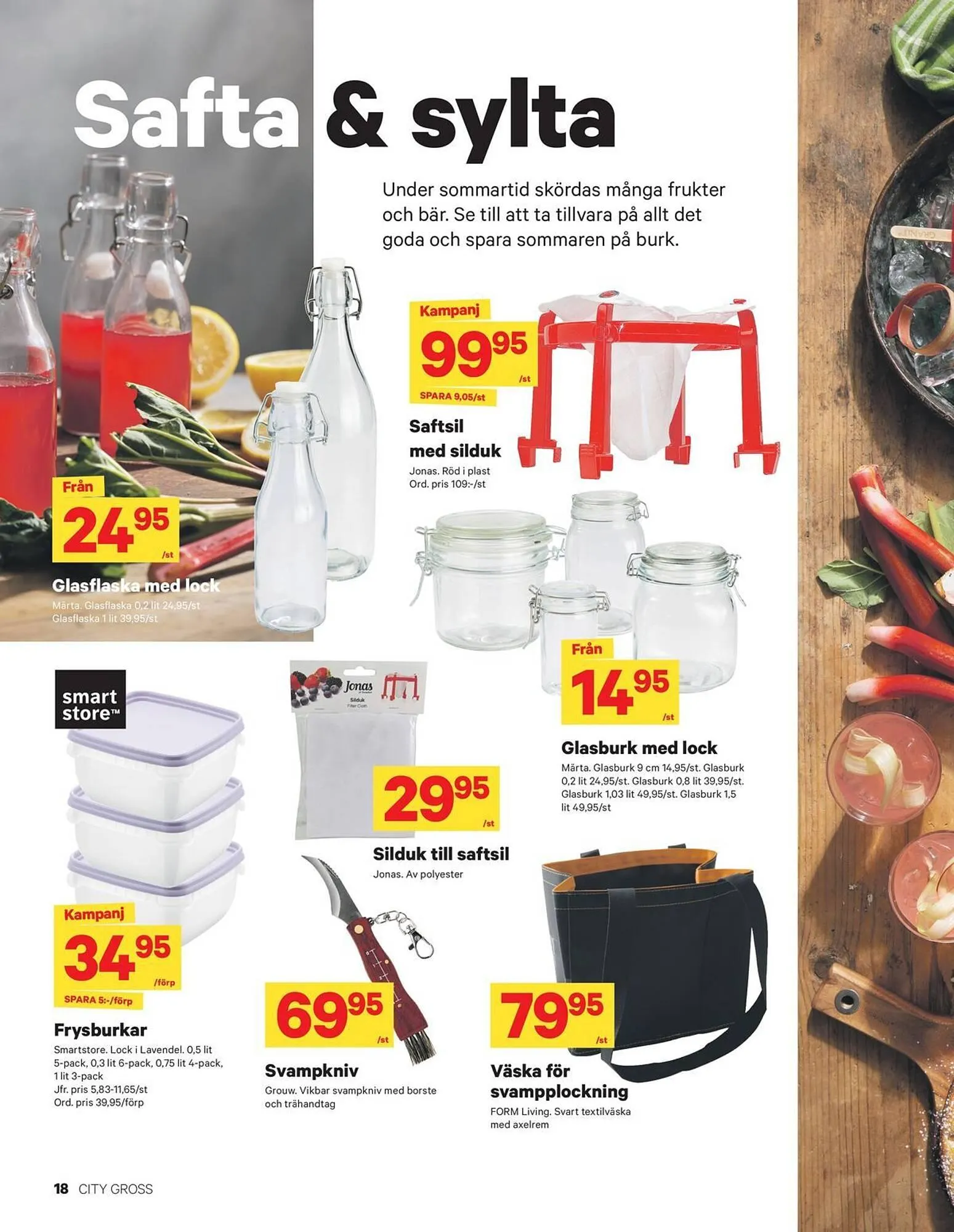 City Gross reklamblad från 22 september till 28 september 2025 - Reklamblad sidor 18