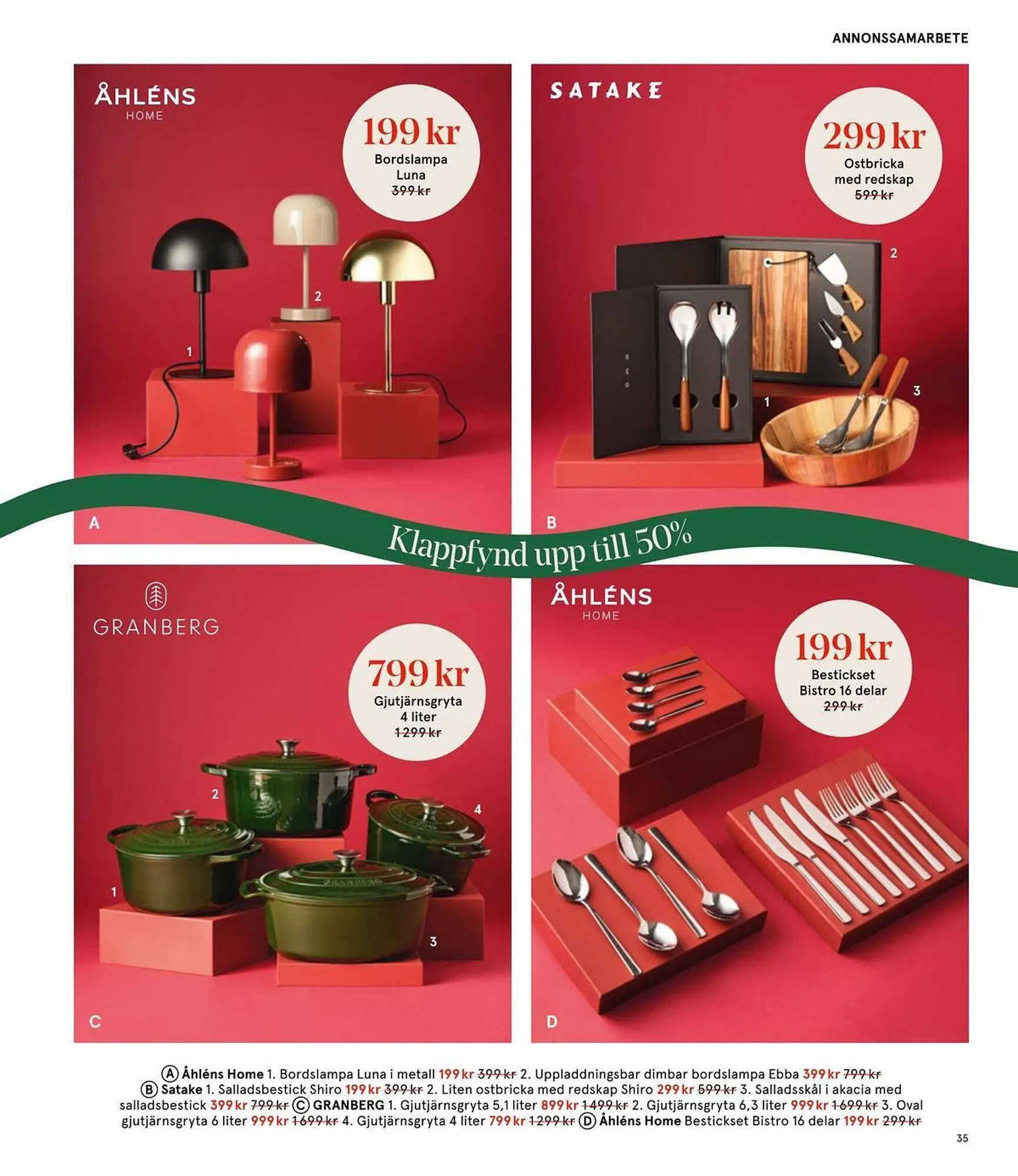 Åhléns reklamblad från 25 november till 11 december 2025 - Reklamblad sidor 35