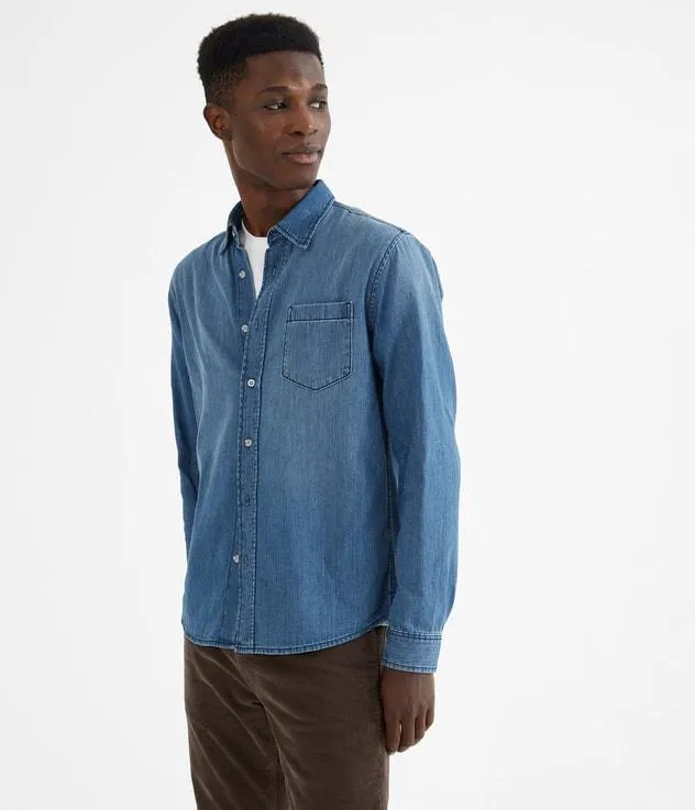 Jeansskjorta regular fit